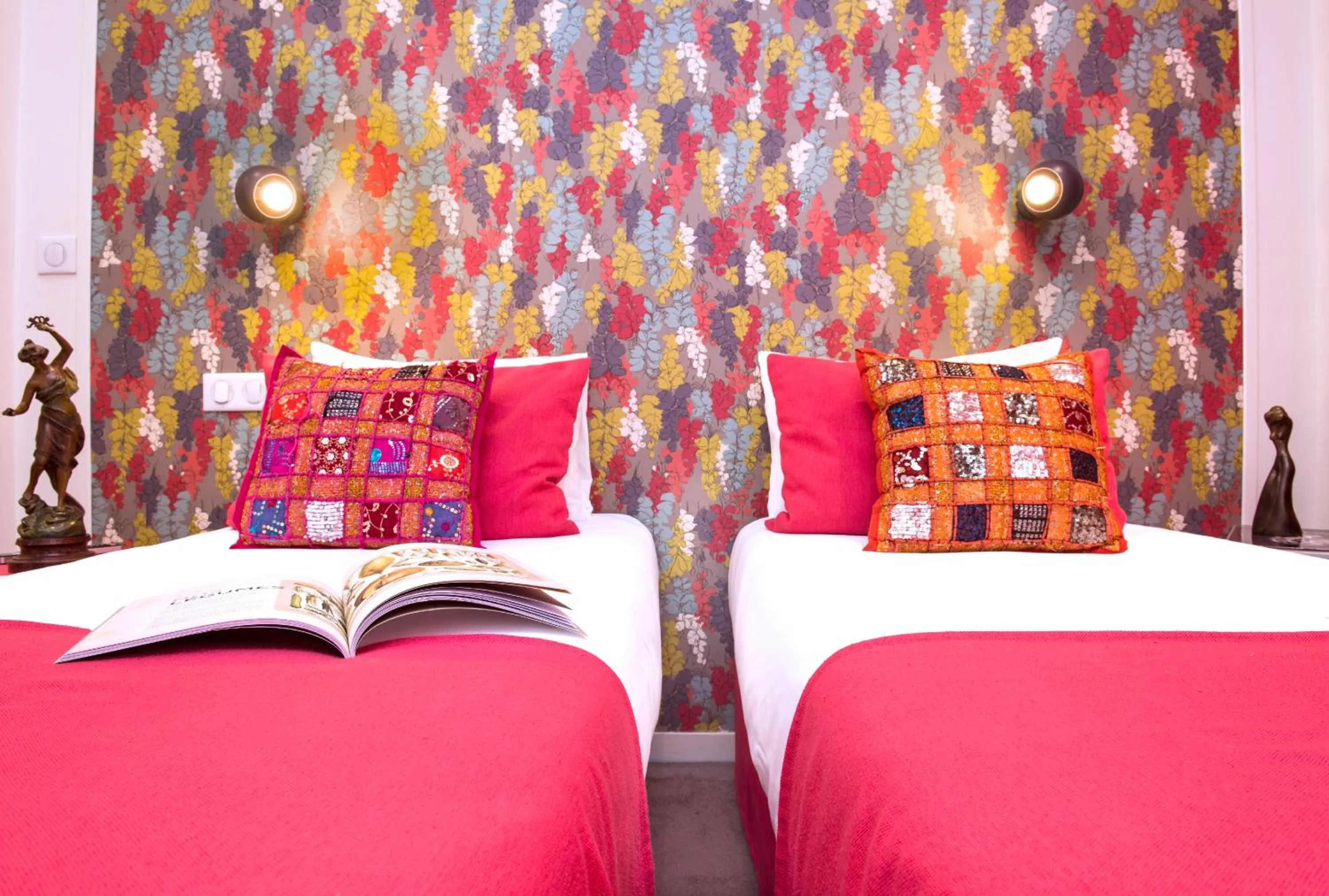 Bed in Hôtel Villa Bohème