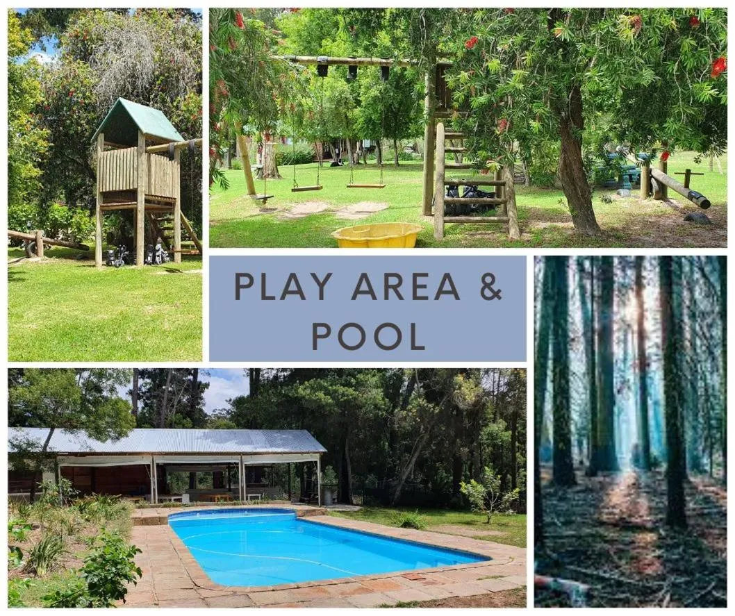 Children play ground in Plett Forest Cabins
