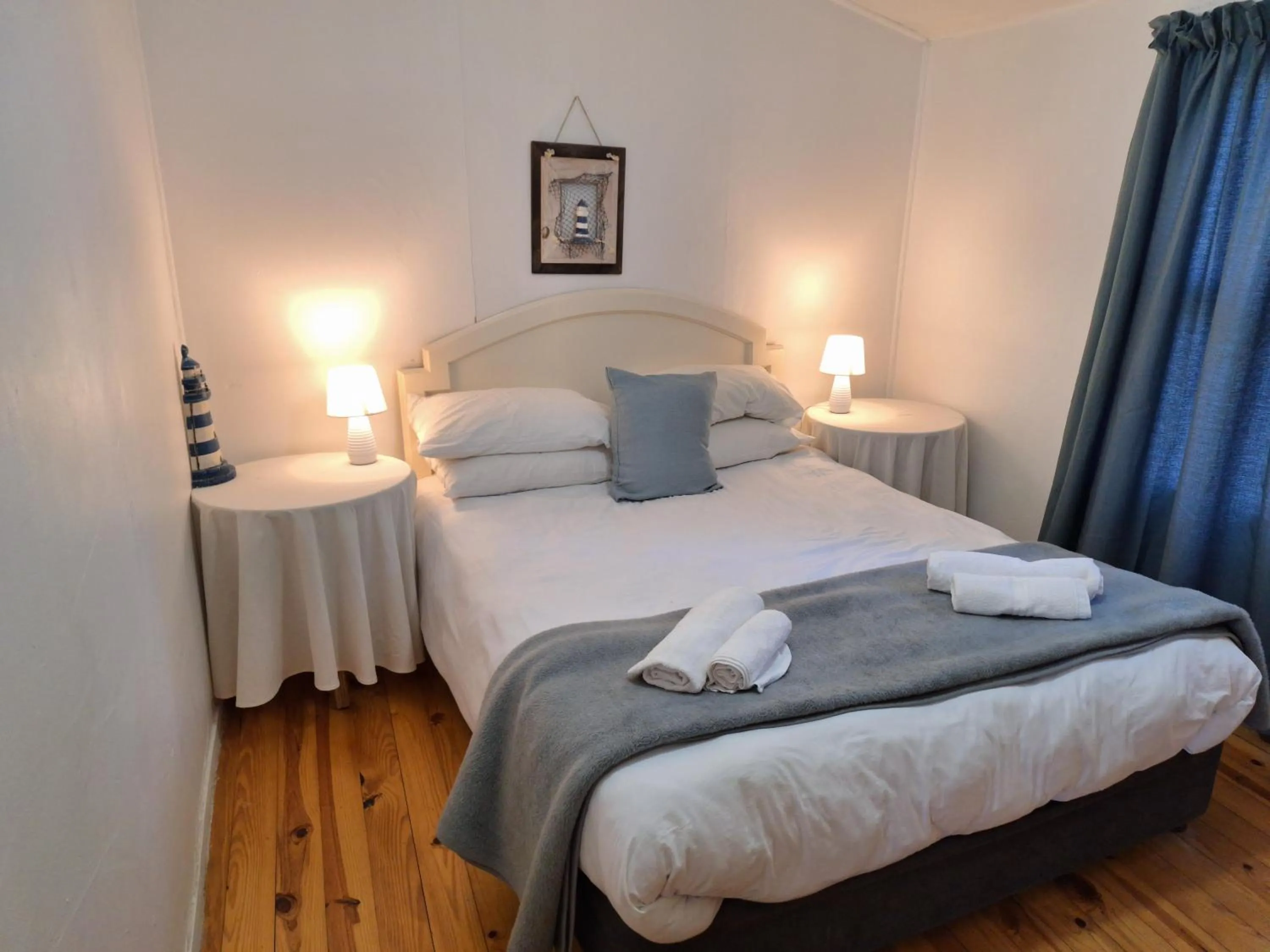 Bed in Plett Forest Cabins