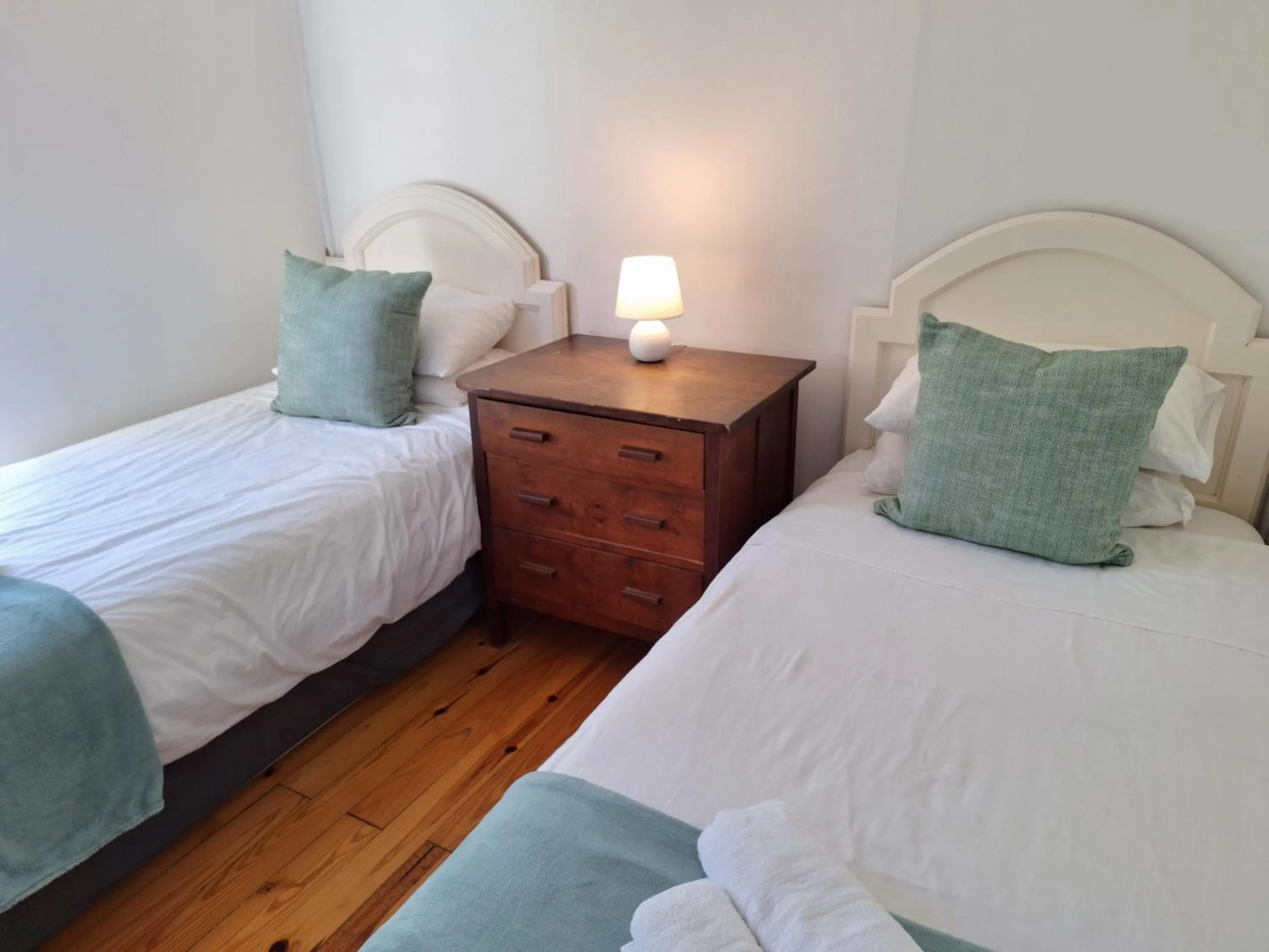 Bed in Plett Forest Cabins