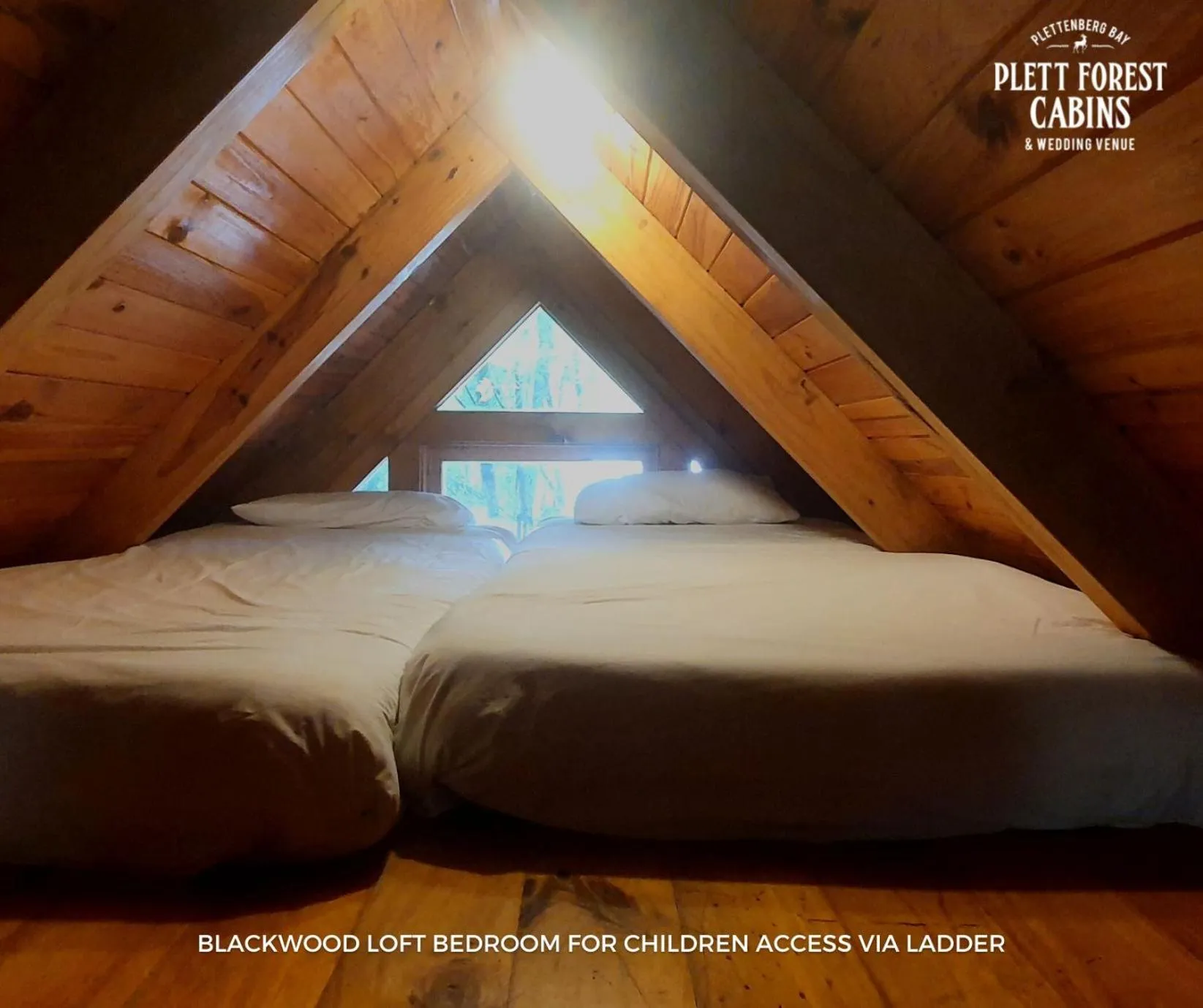 Bedroom, Bed in Plett Forest Cabins