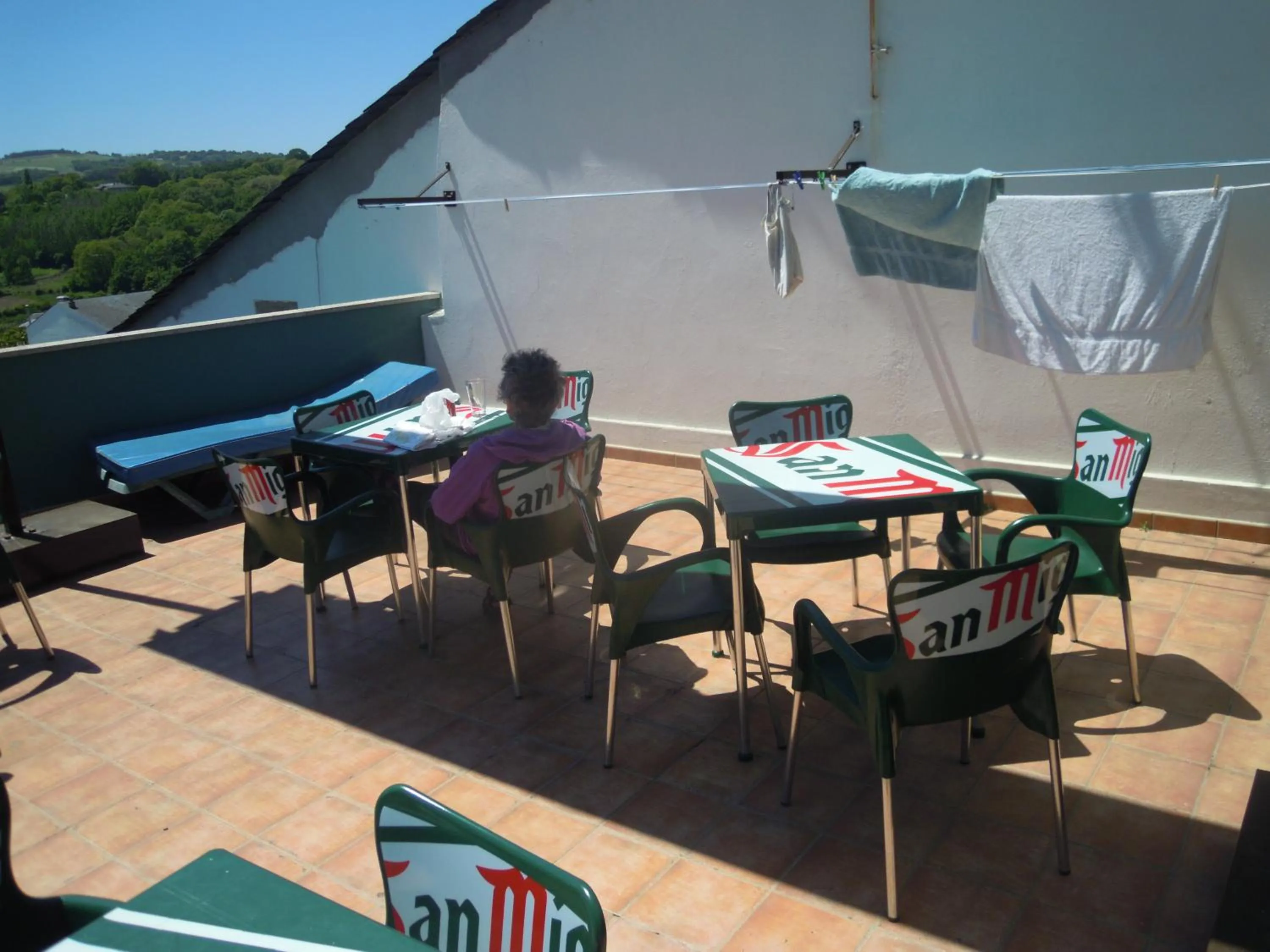 Balcony/Terrace in Albergue O Durmiñento