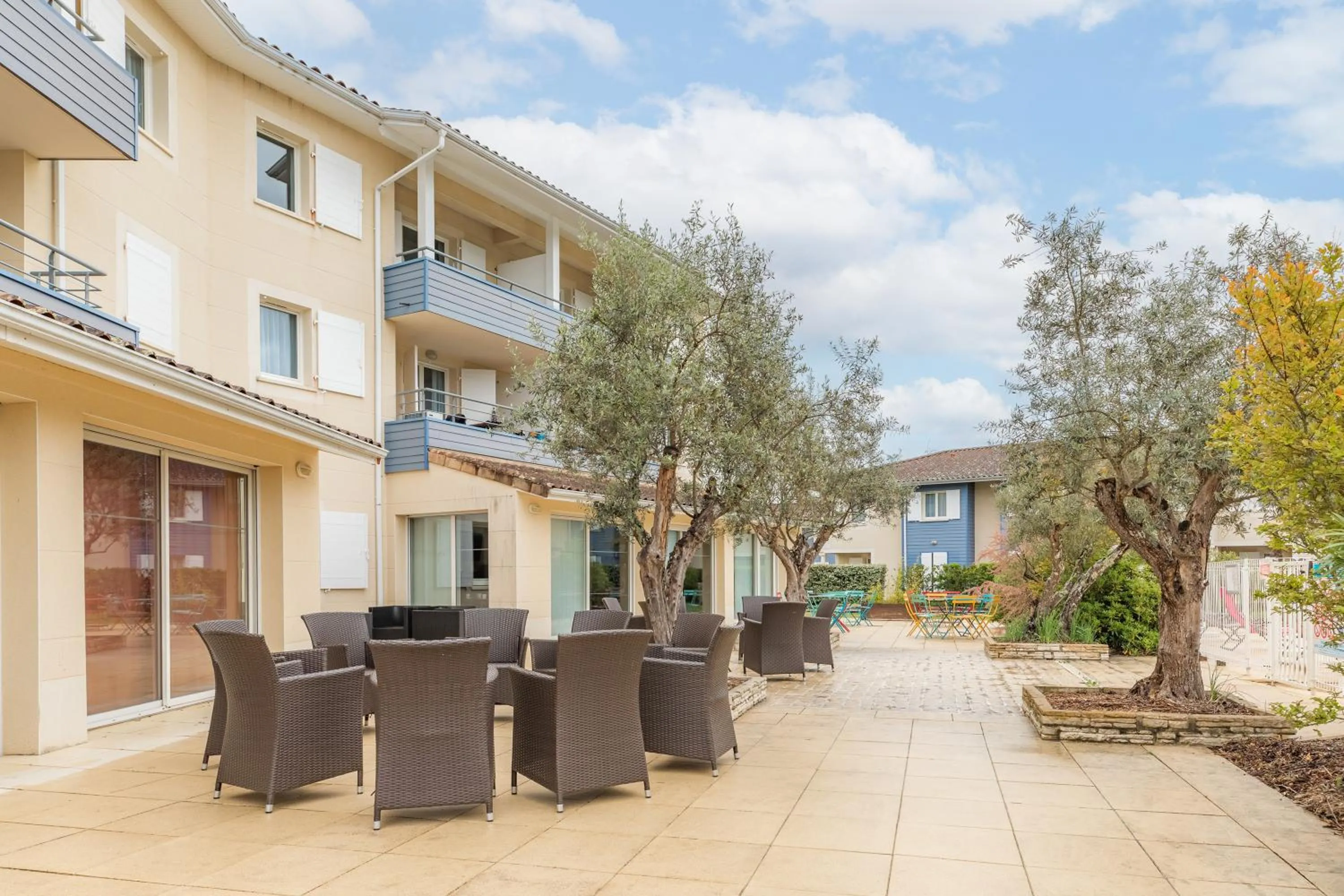 Patio in Appart'City Classic Bordeaux Aéroport St Jean D'Illac
