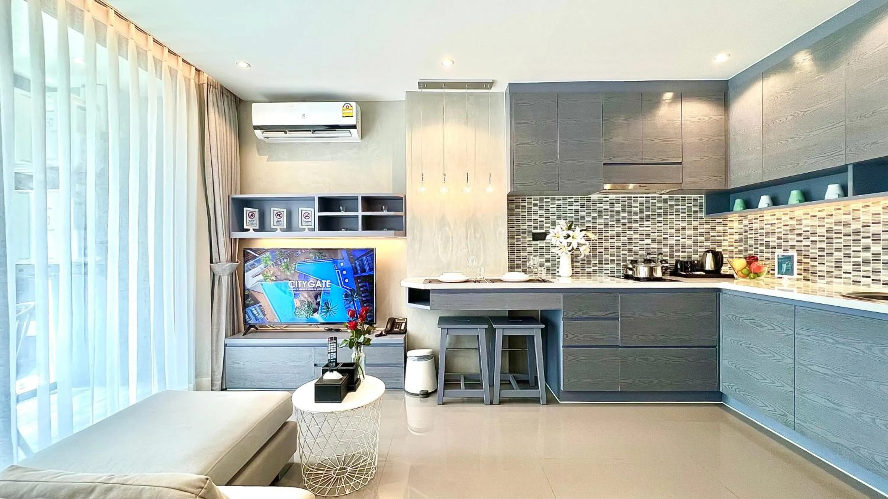 Kitchen or kitchenette in Citygate Kamala Resort and Residence - Official Account