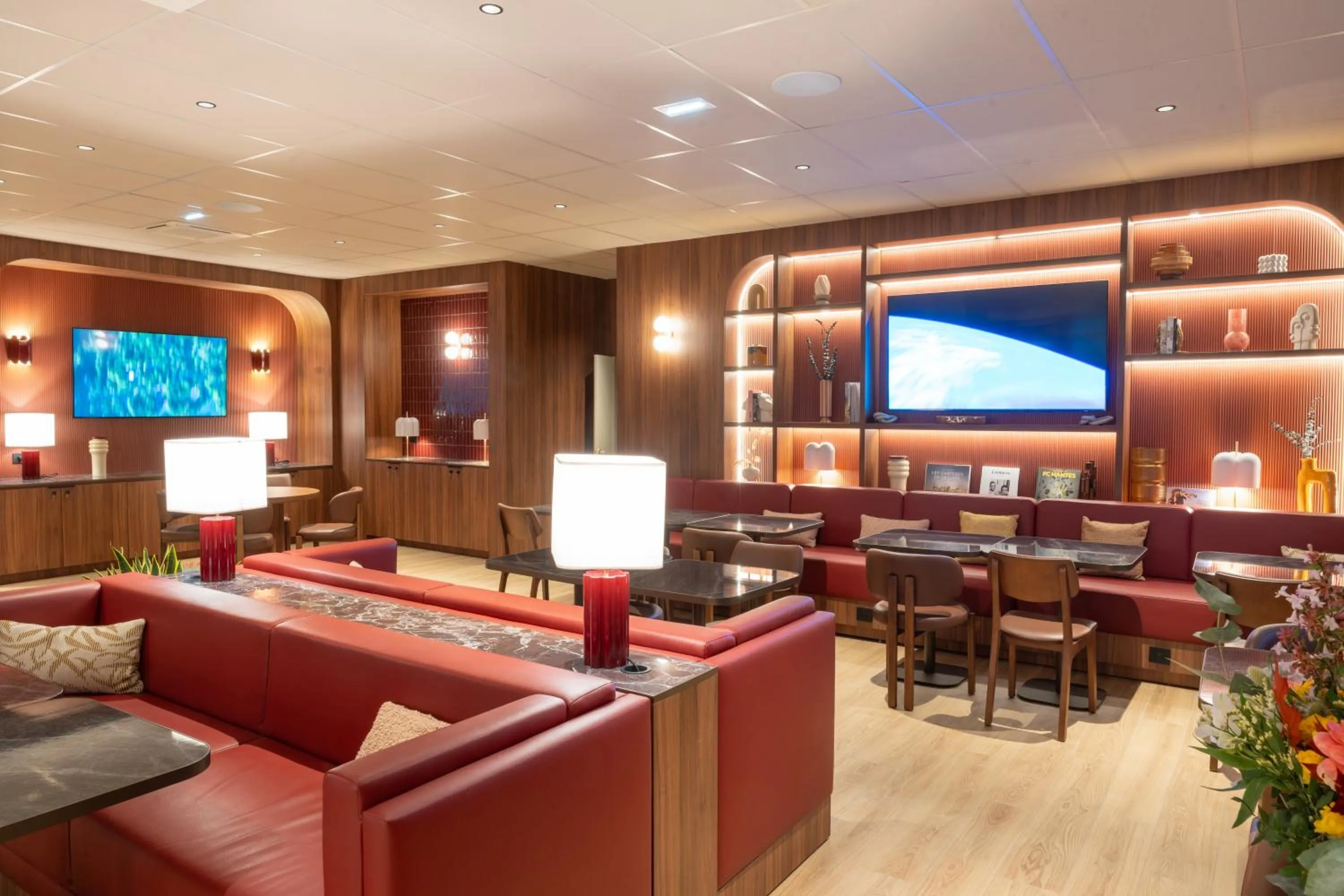 Seating area in Novotel Nantes Centre Bord de Loire