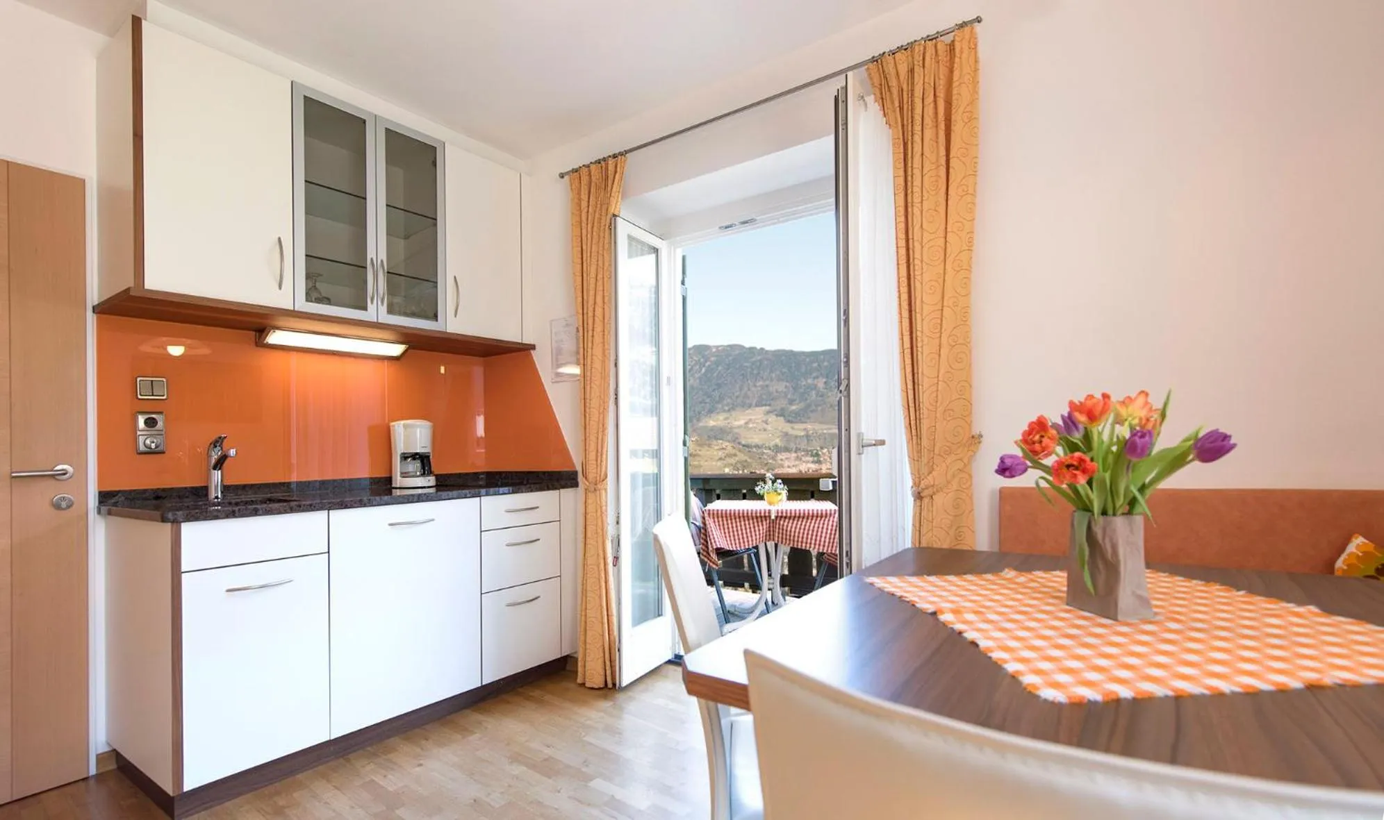 Kitchen or kitchenette in Obermaratscher Apartments Residence