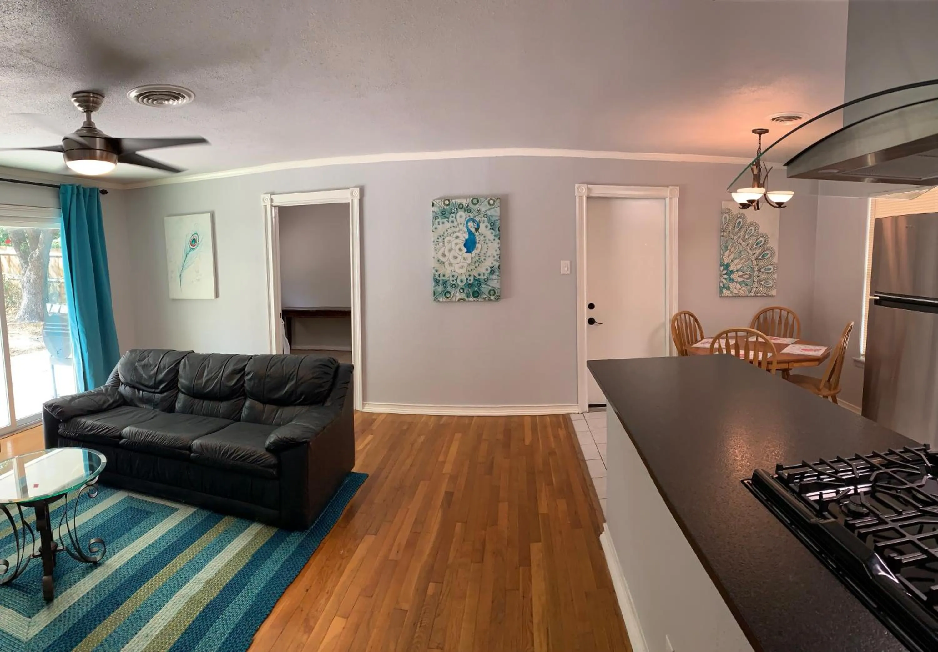 Communal lounge/ TV room in The Peahen House