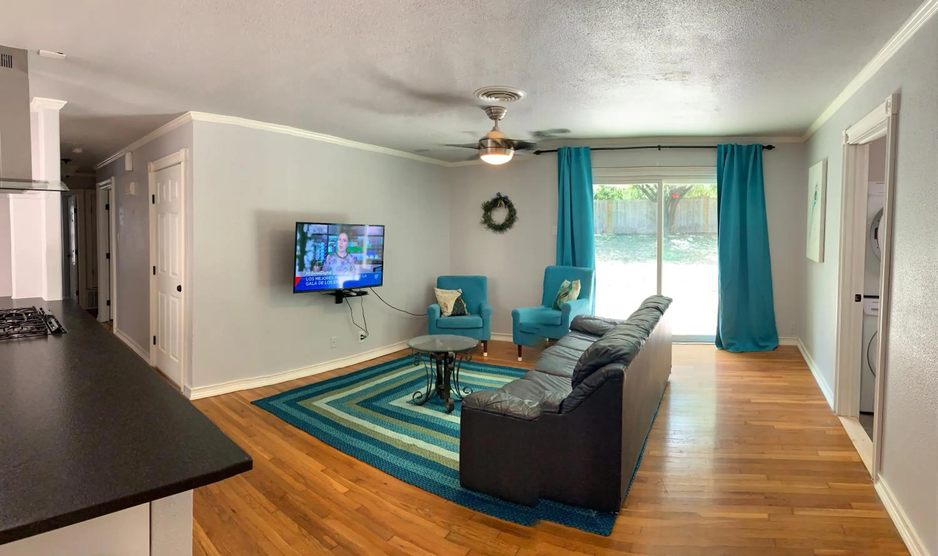 Communal lounge/ TV room in The Peahen House