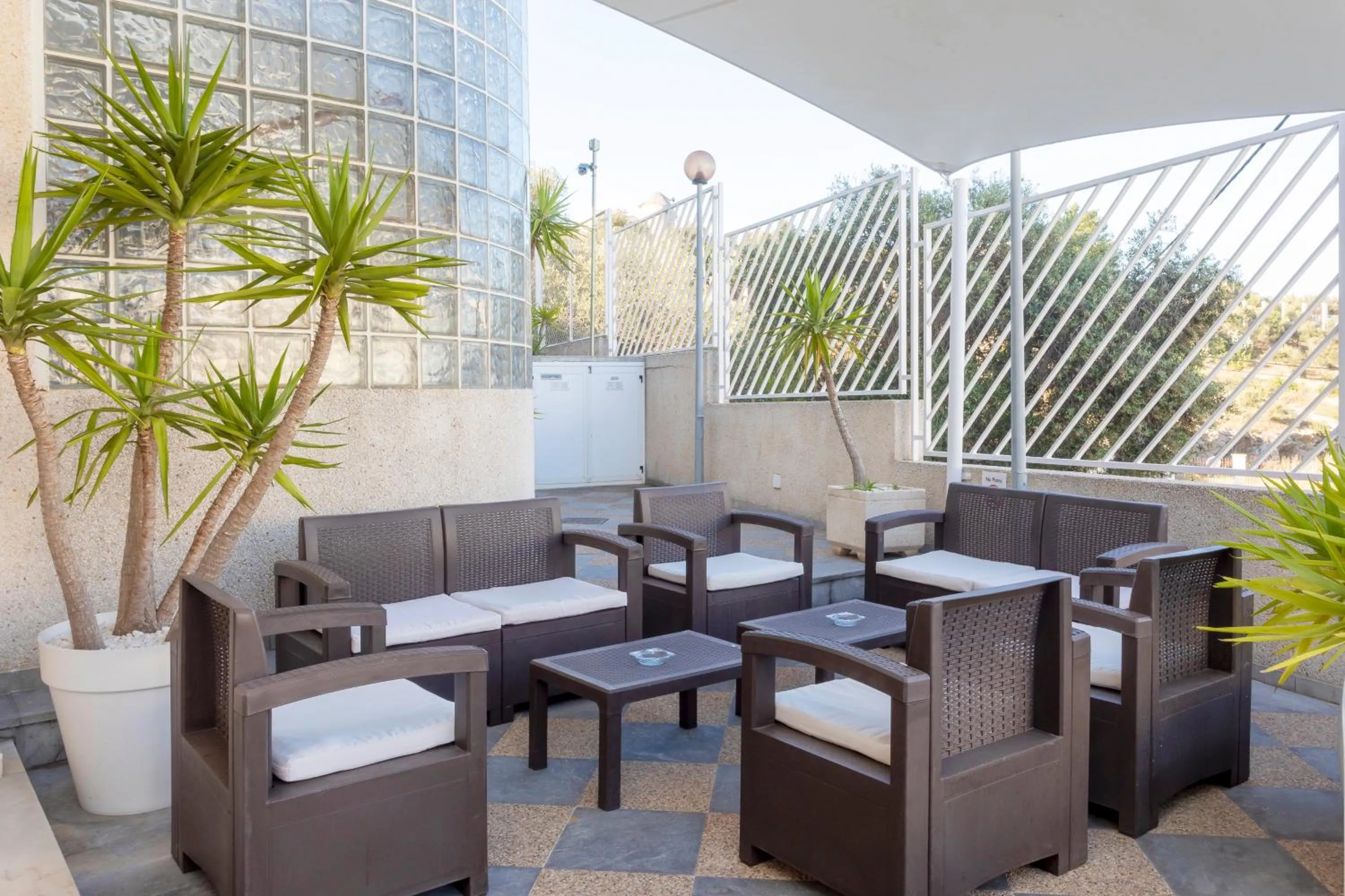 Patio in Hostal Molins Park