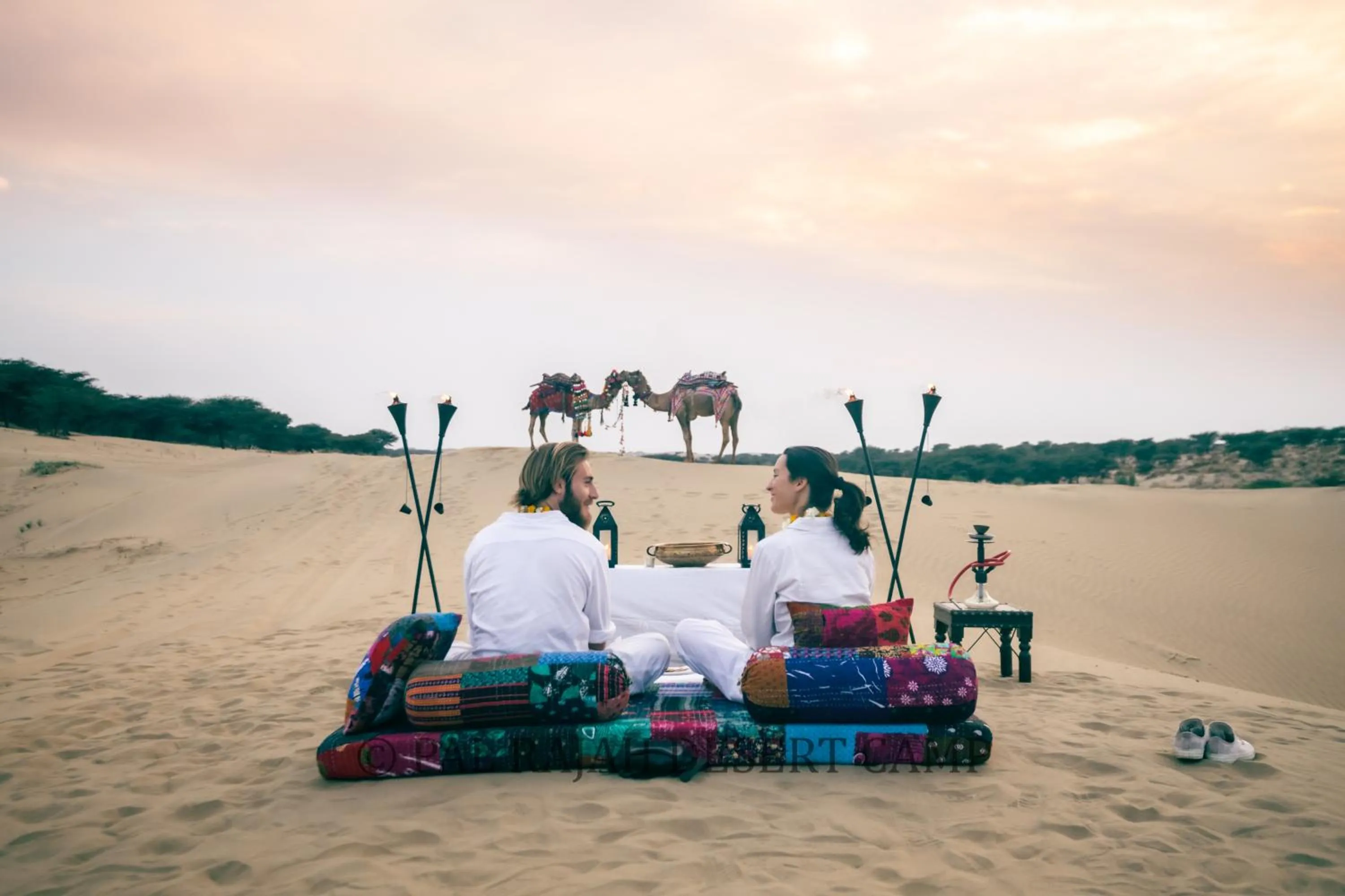 Natural landscape in Pal Rajah Desert Camp