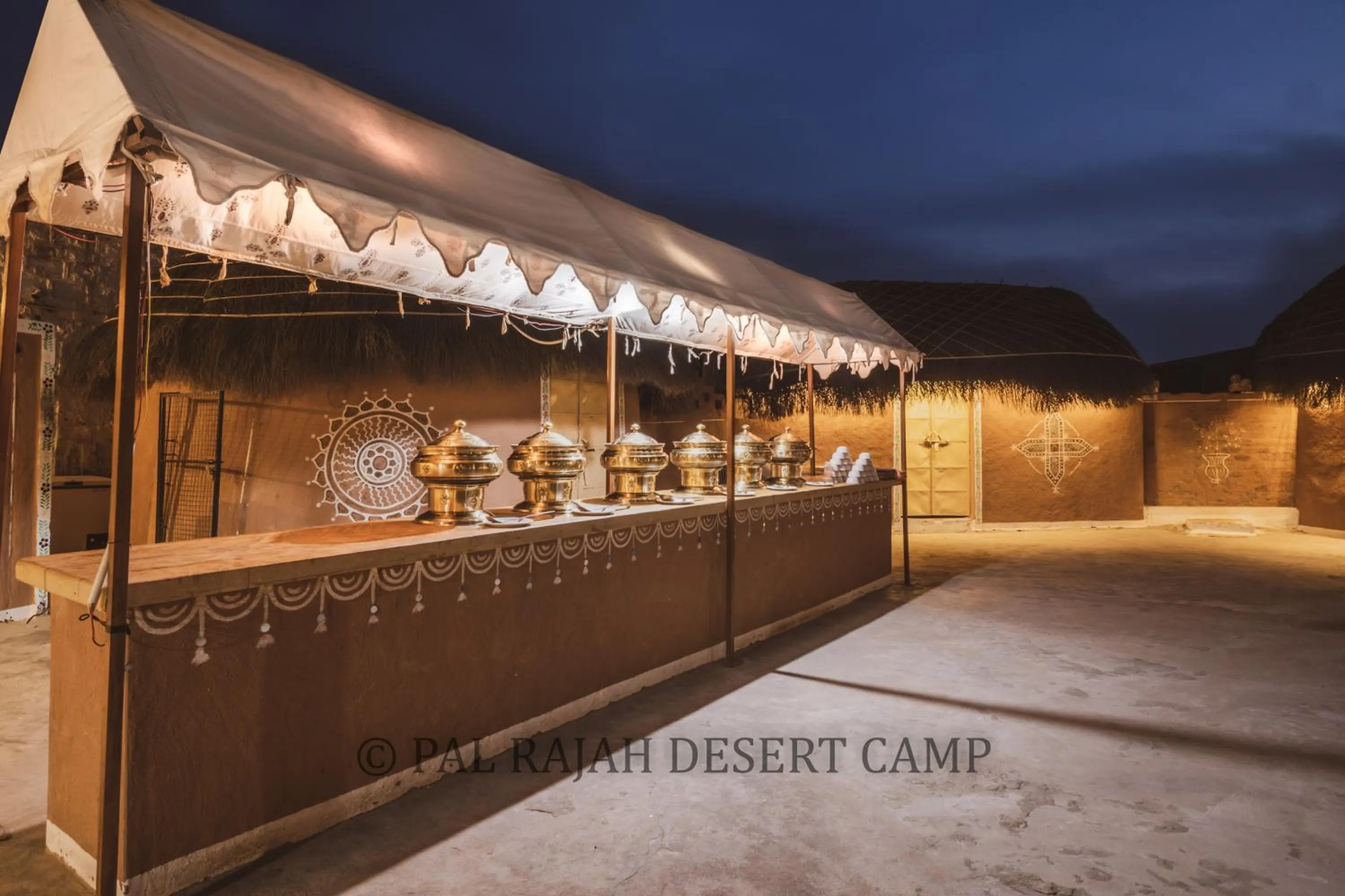 Dinner in Pal Rajah Desert Camp