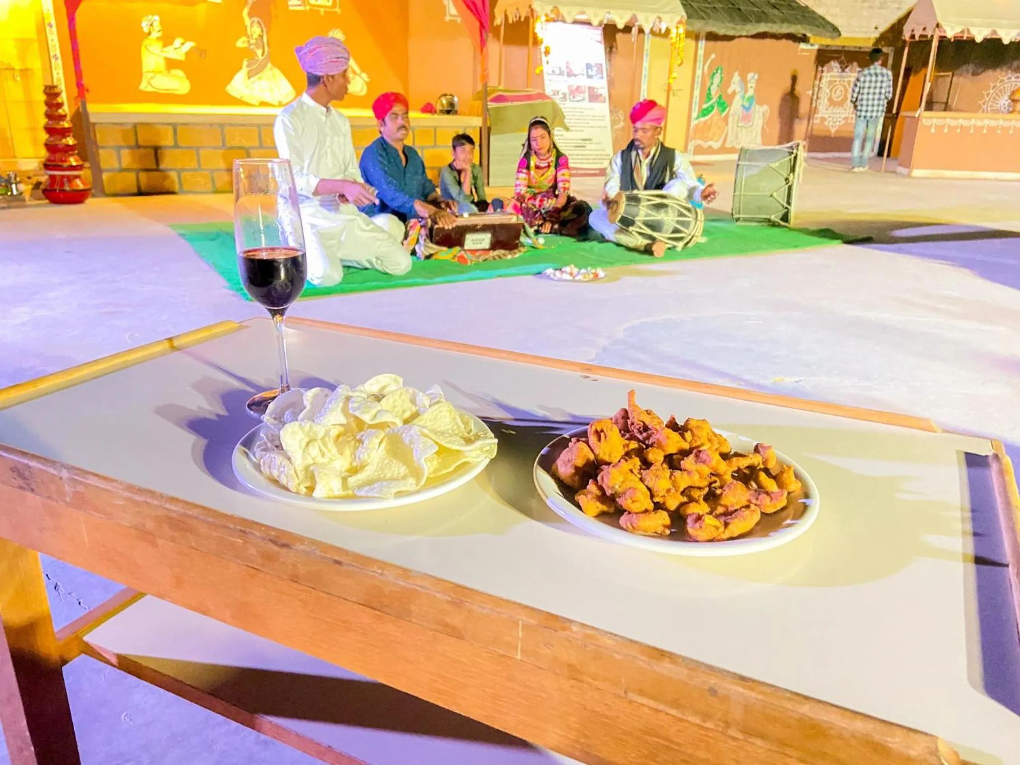 Dinner in Pal Rajah Desert Camp