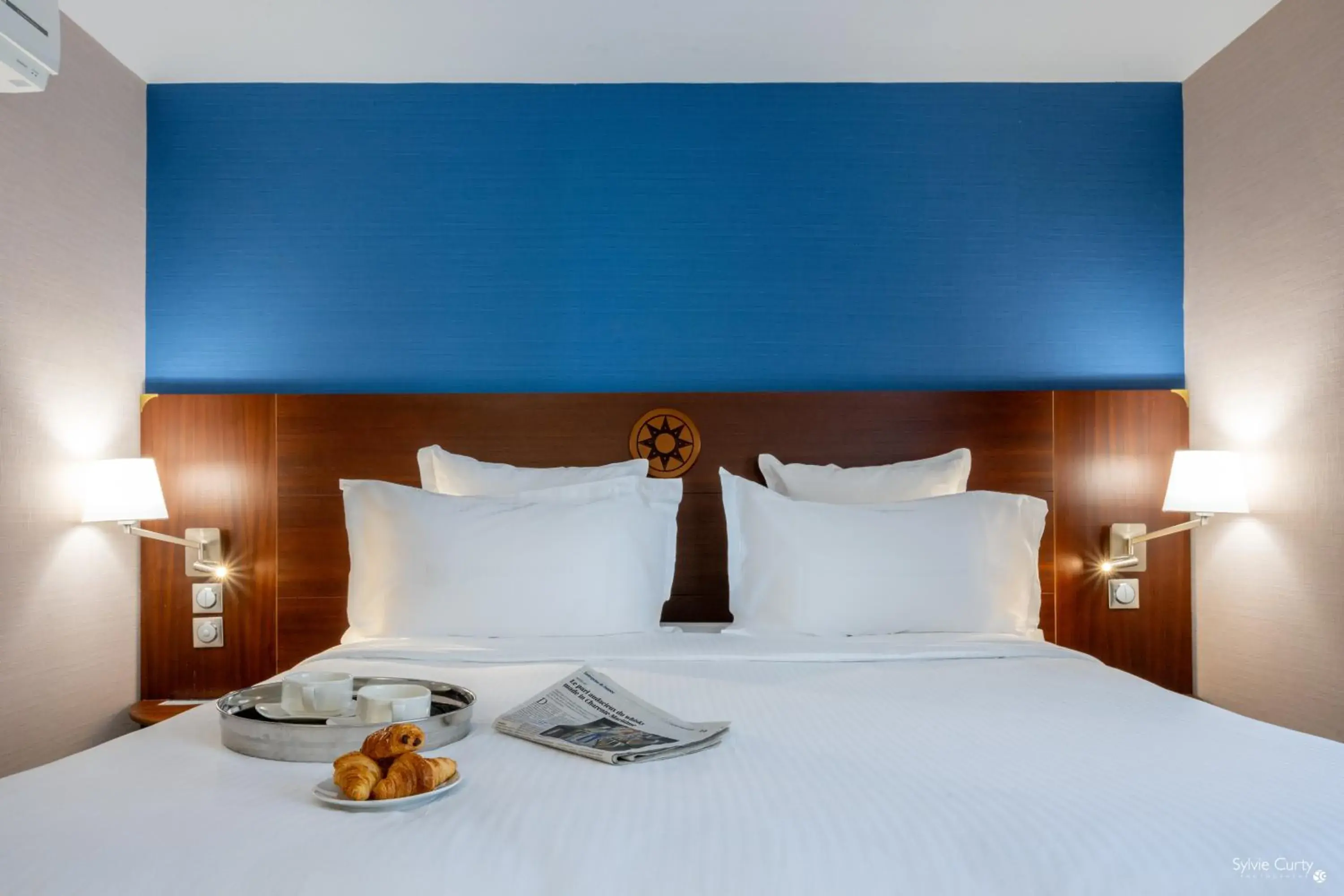 Superior Double Room with Pool view in Hôtel Le Yachtman, The Originals Collection Superior Double Room with Pool view in Hôtel Le Yachtman, The Originals Collection