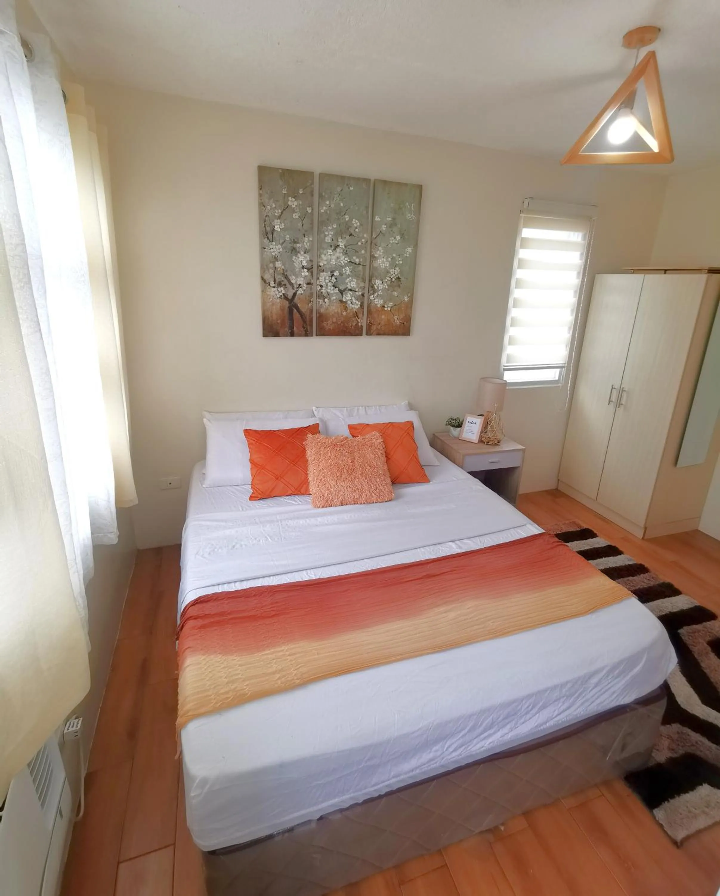 Bed in Davao Condo 2BR Pool Wifi Netflix