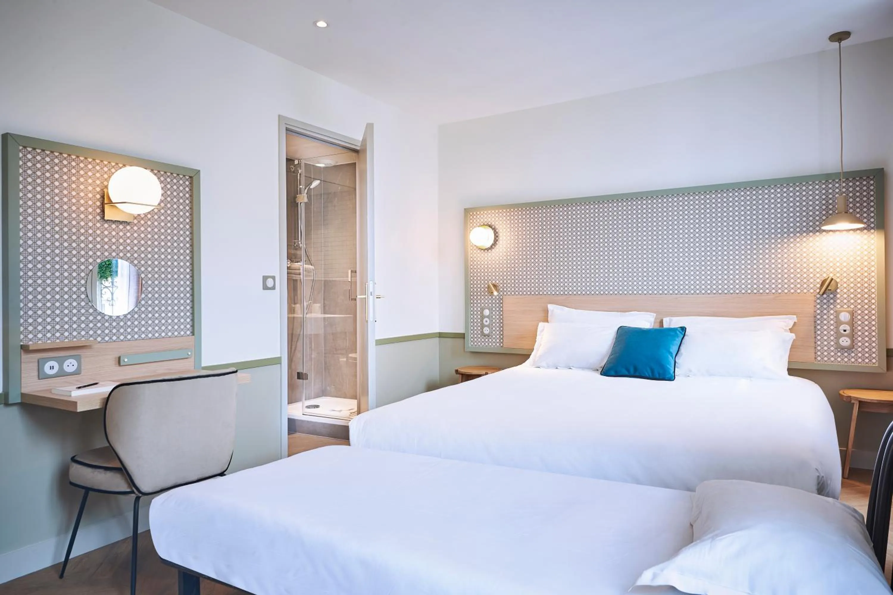 Bed in Hotel Cervantes by Happyculture