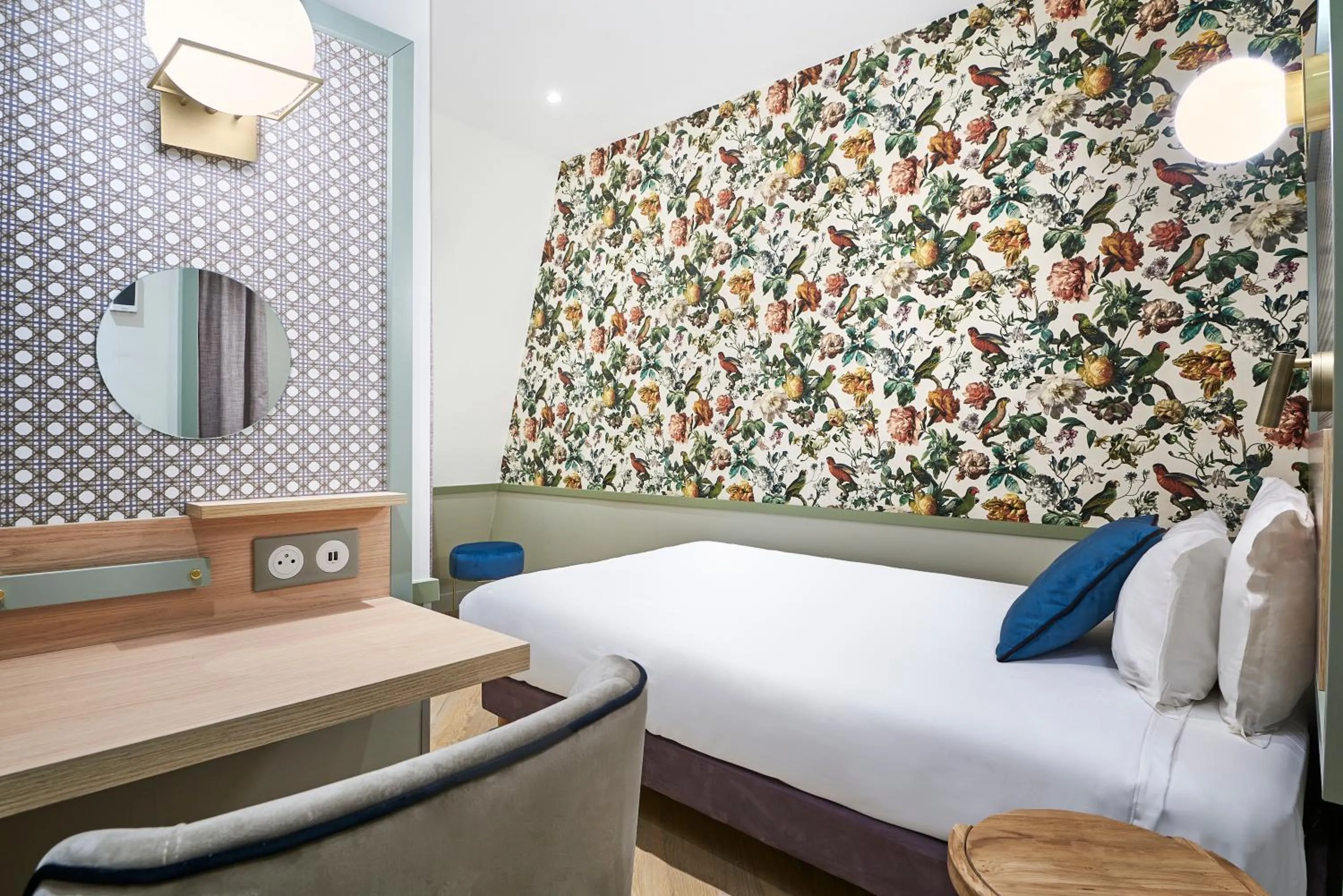 Bed in Hotel Cervantes by Happyculture