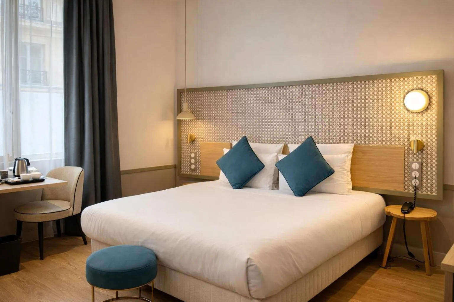 Bed in Hotel Cervantes by Happyculture