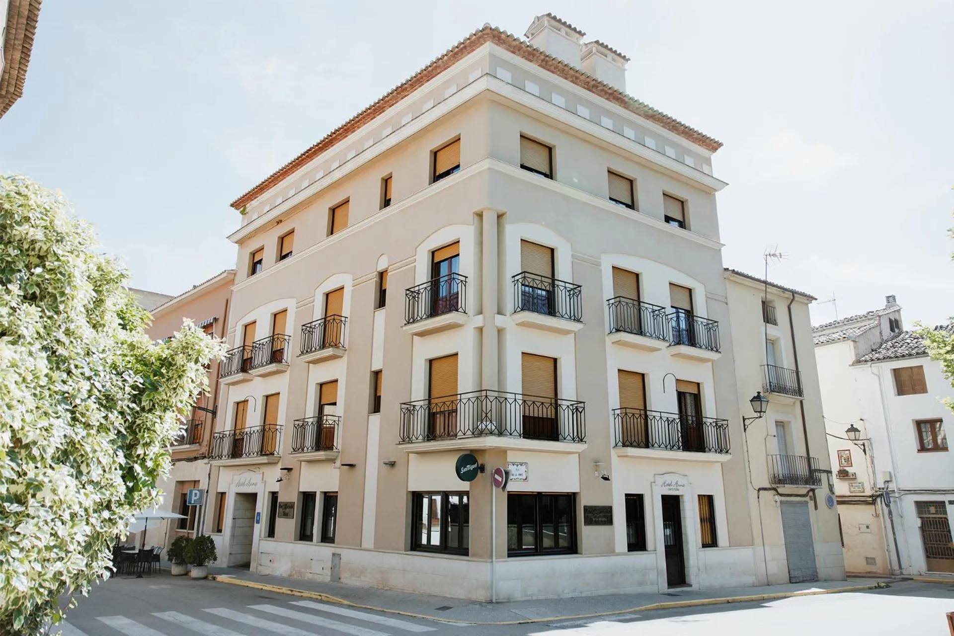 Property building in Hotel Anna