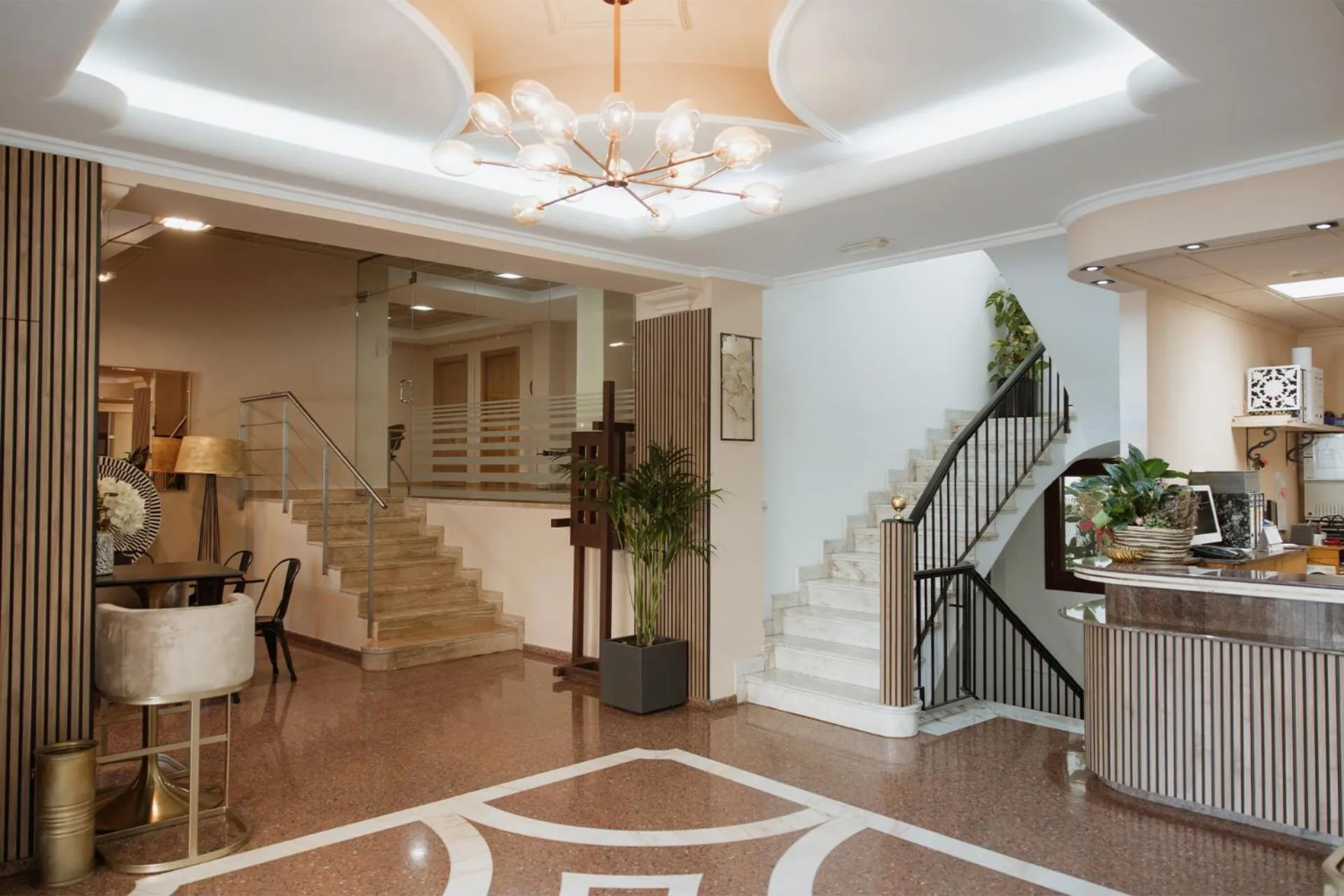 Lobby or reception in Hotel Anna