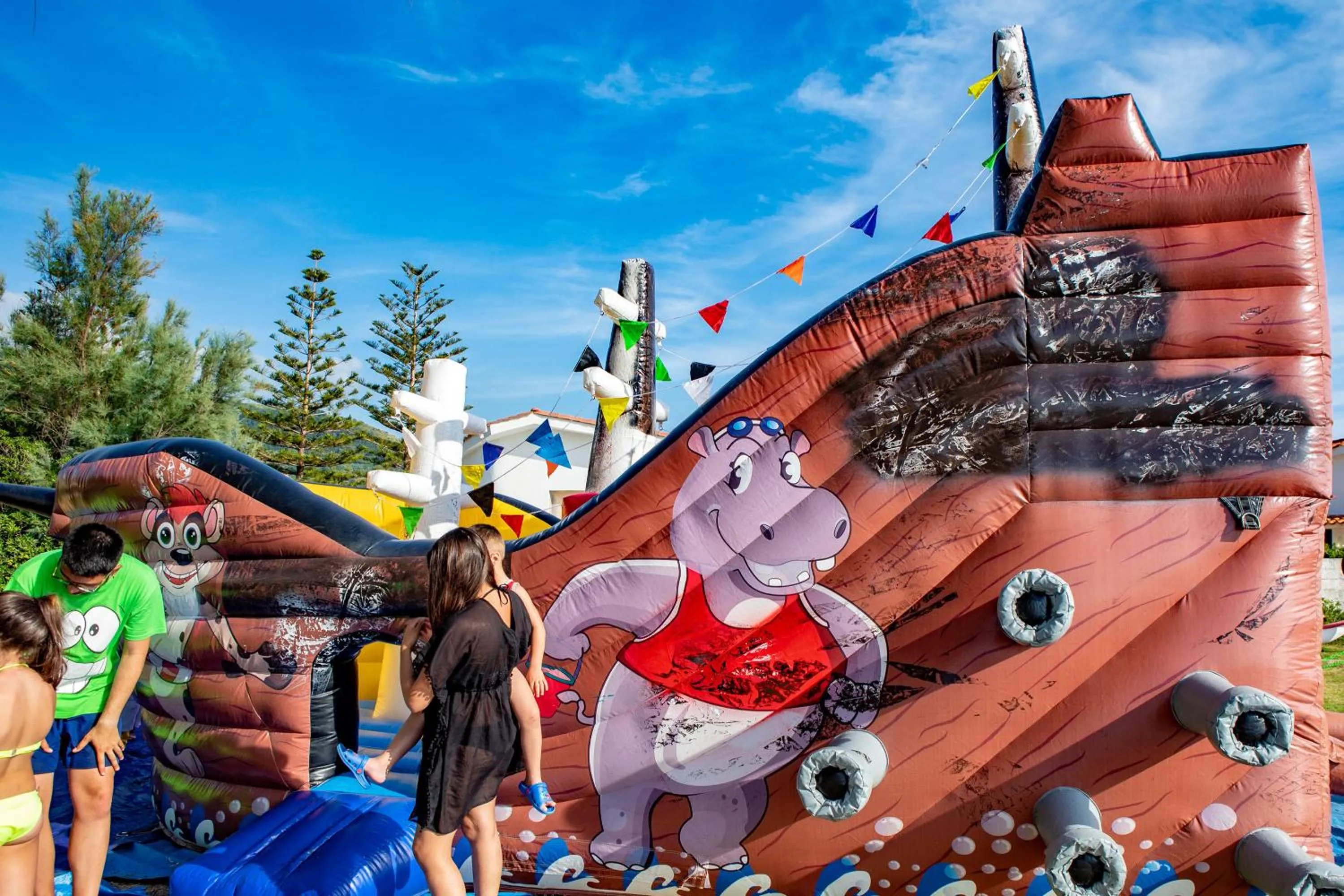 Children play ground in Hotel La Castellana