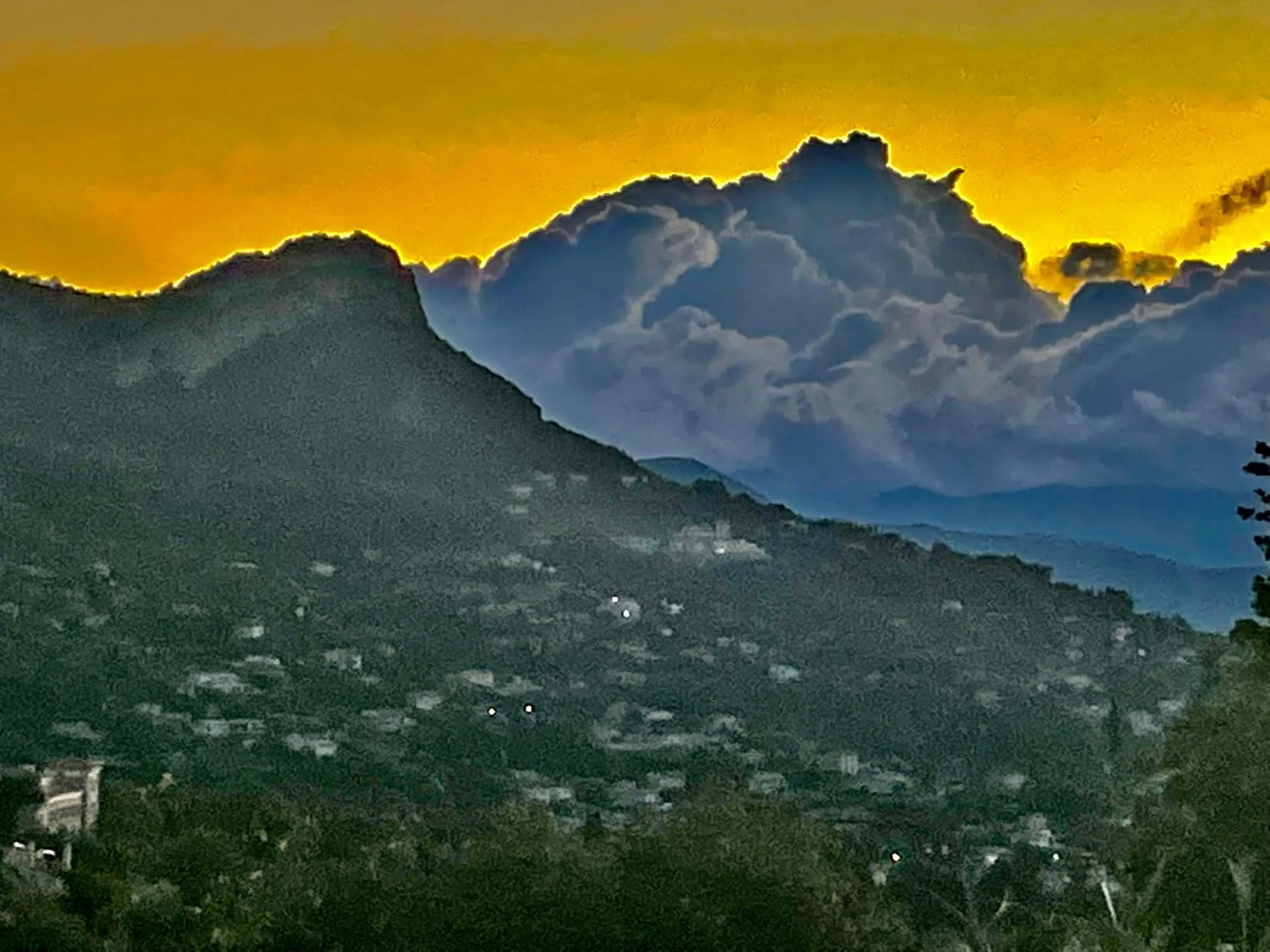 Sunset in Les 4 éléments