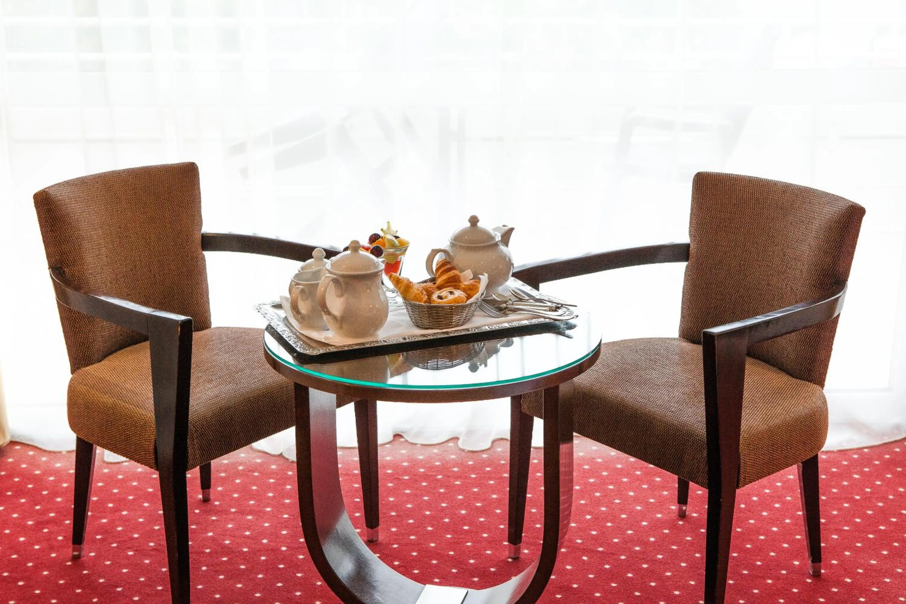 Bedroom in Hôtel Beau Rivage