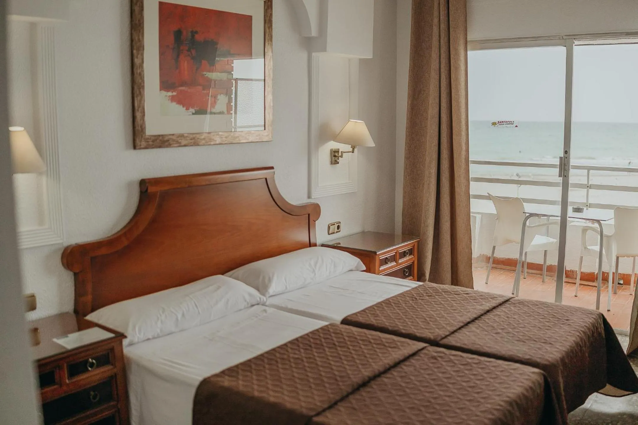 Bed in Hotel Polamar