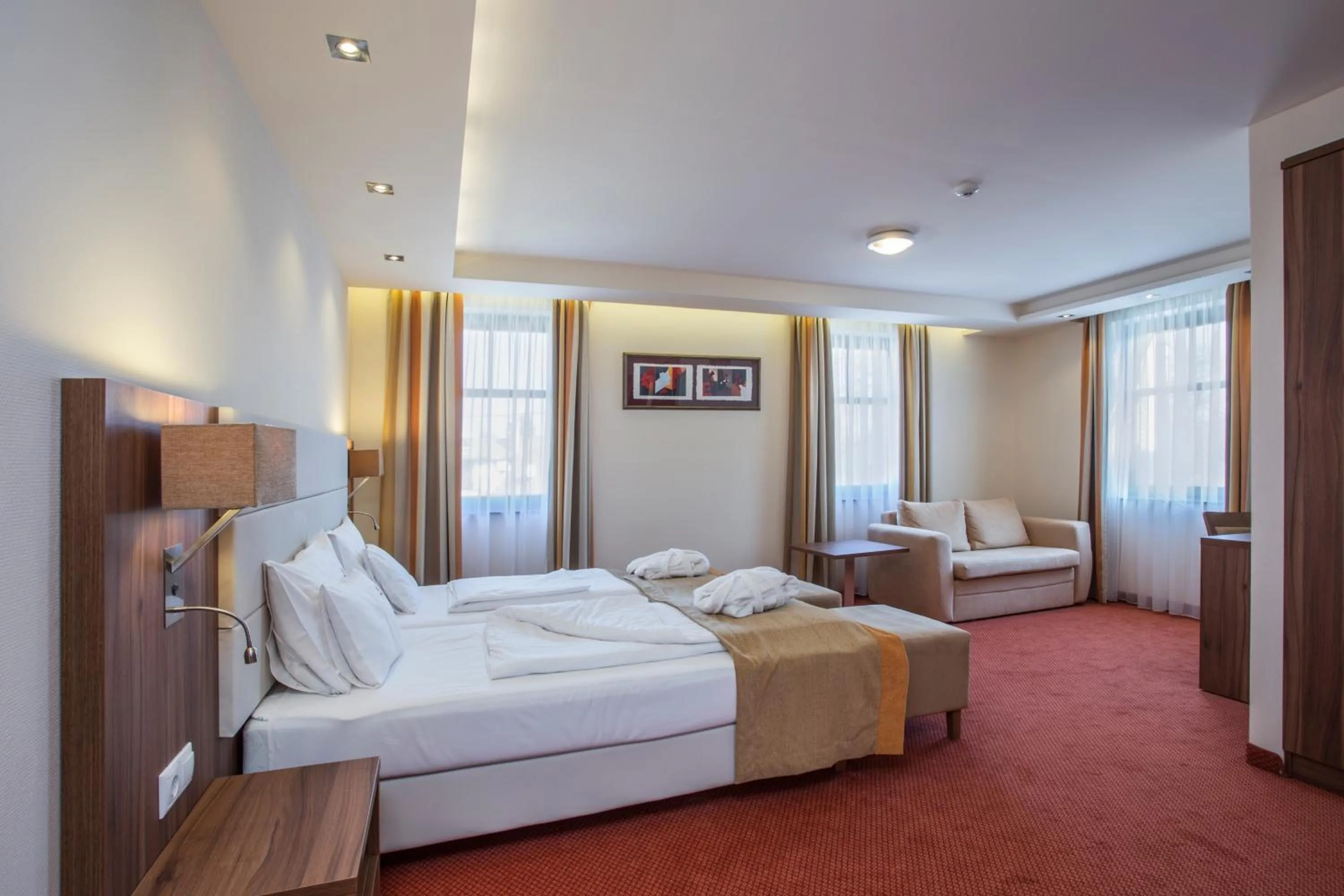 View (from property/room), Bed in Bükkös Hotel & Spa