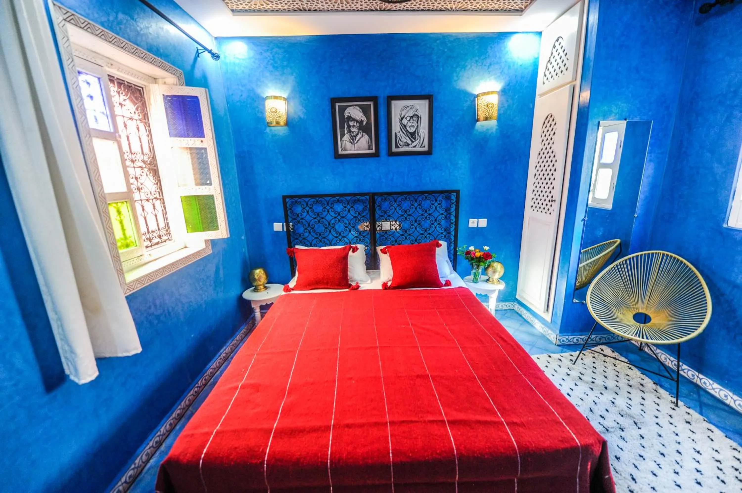 Photo of the whole room, Bed in Riad Milouda