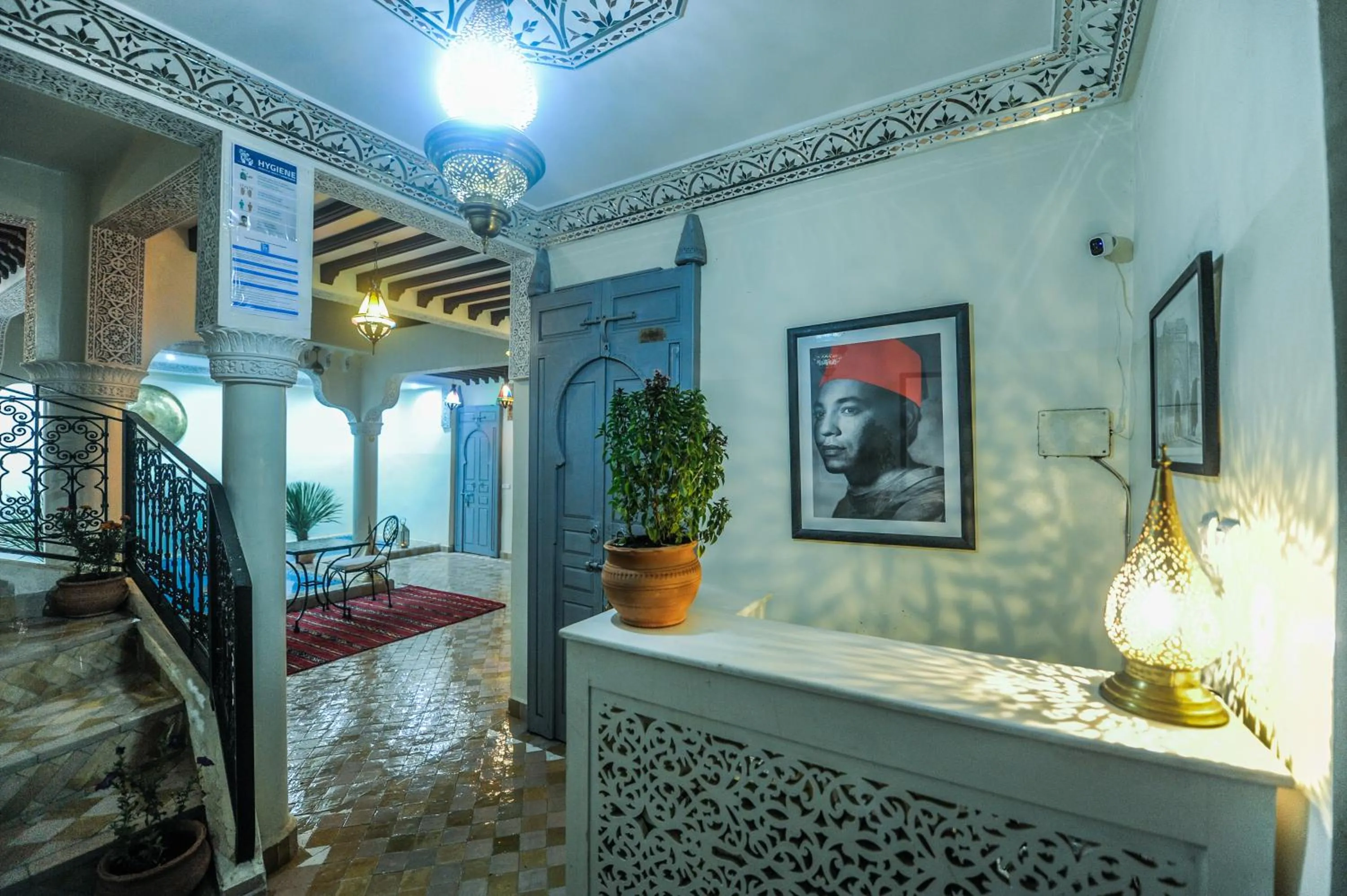 Lobby or reception in Riad Milouda