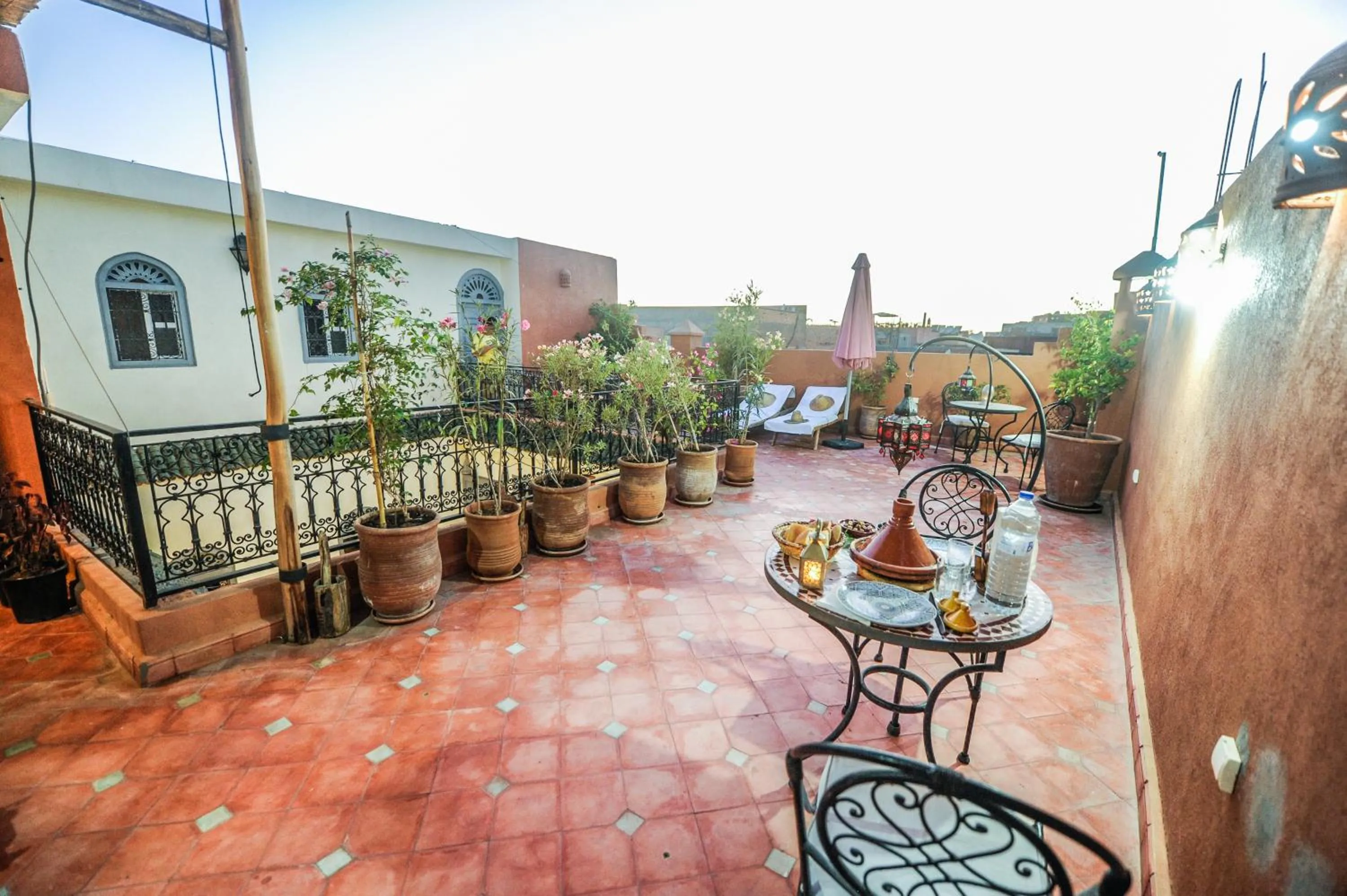 Balcony/Terrace in Riad Milouda