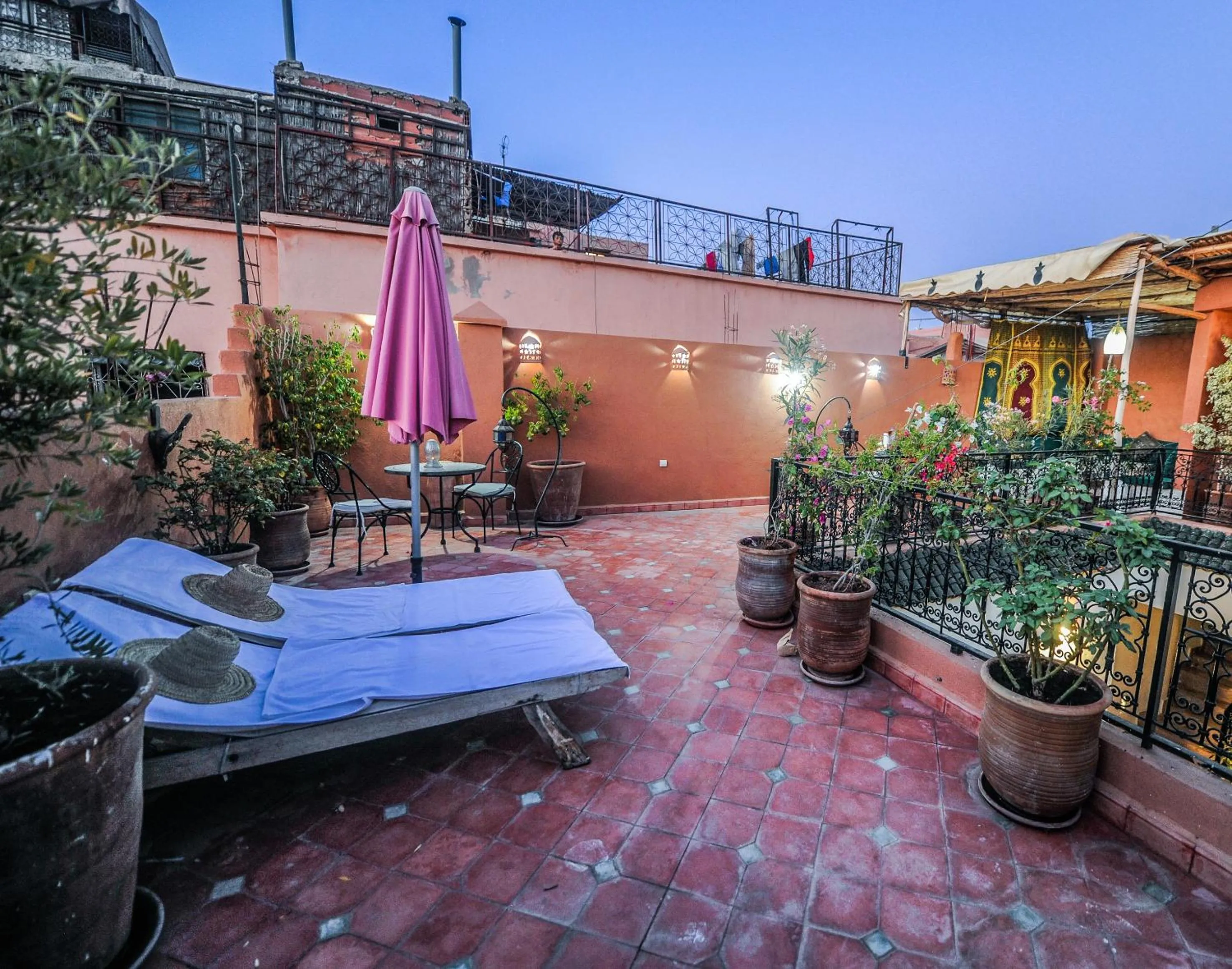 Balcony/Terrace in Riad Milouda