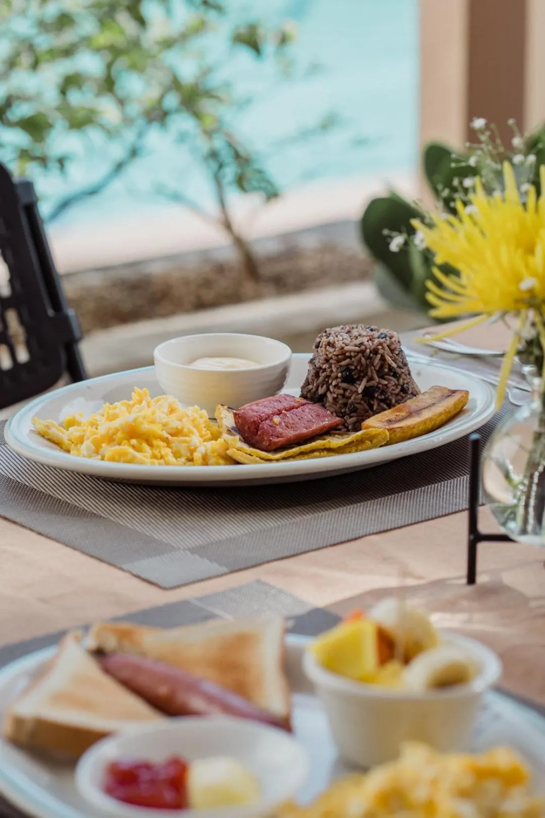 Breakfast in Hotel Diriá Santa Cruz