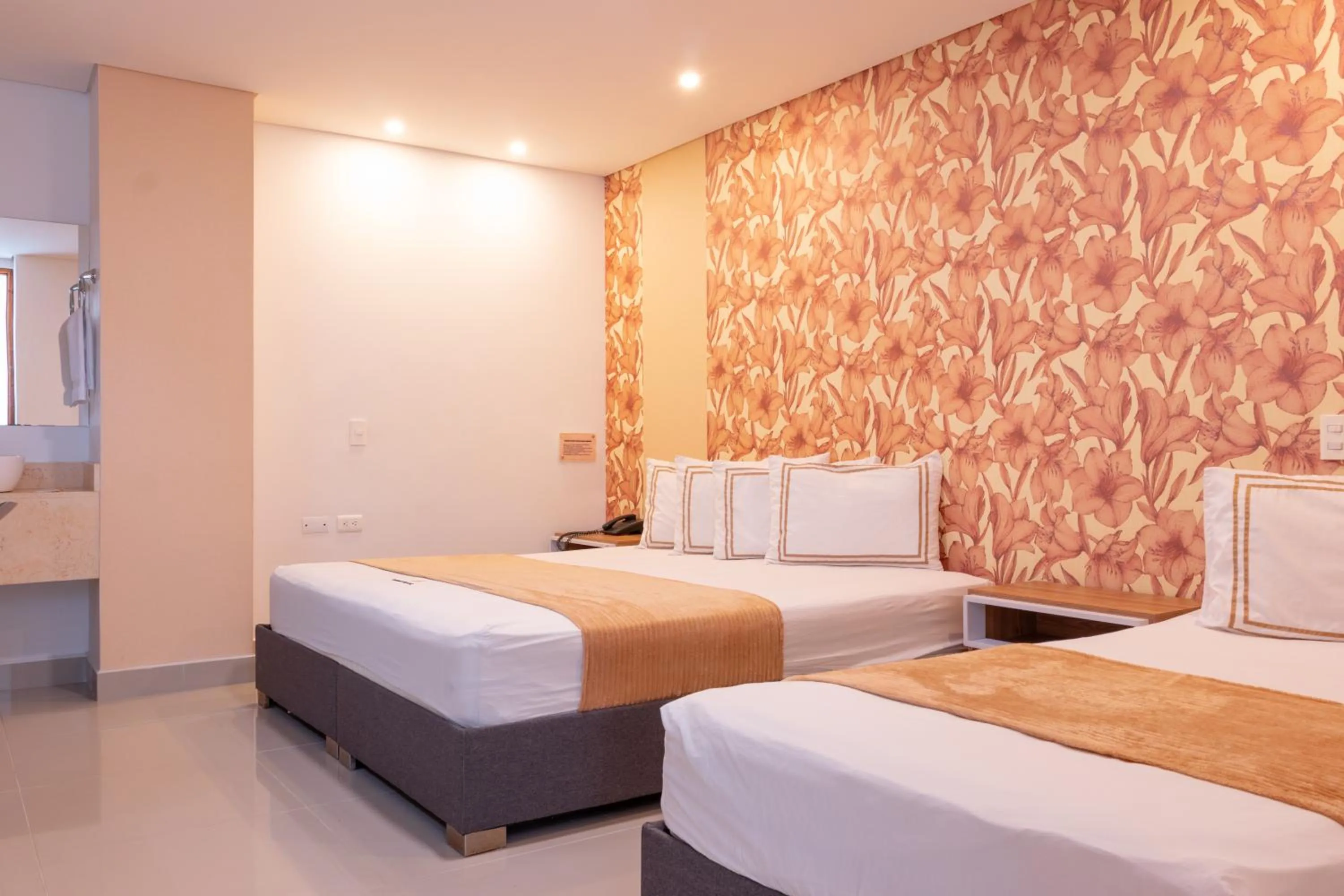 Bed in Infinity Hotel