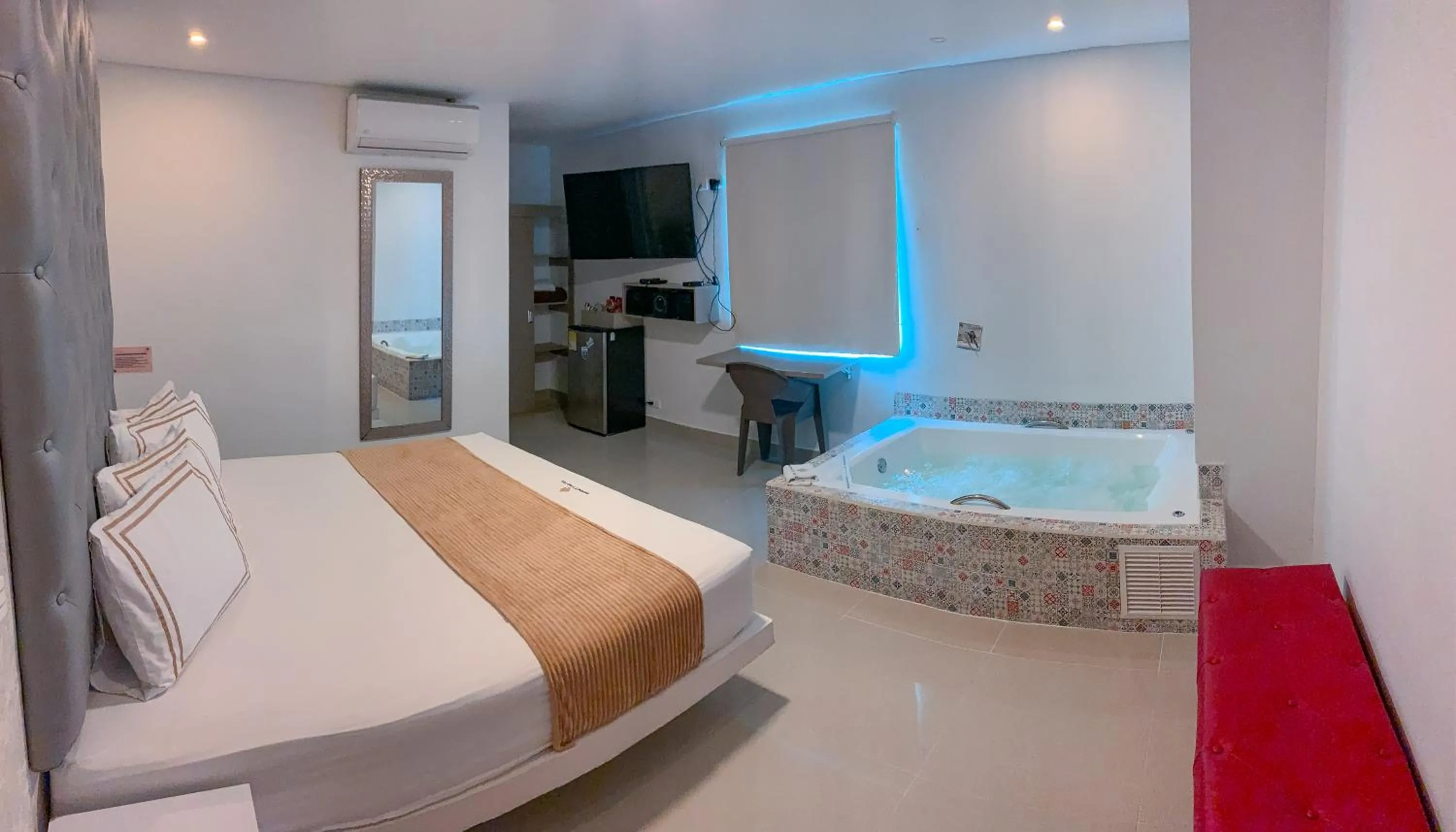 Bed in Infinity Hotel