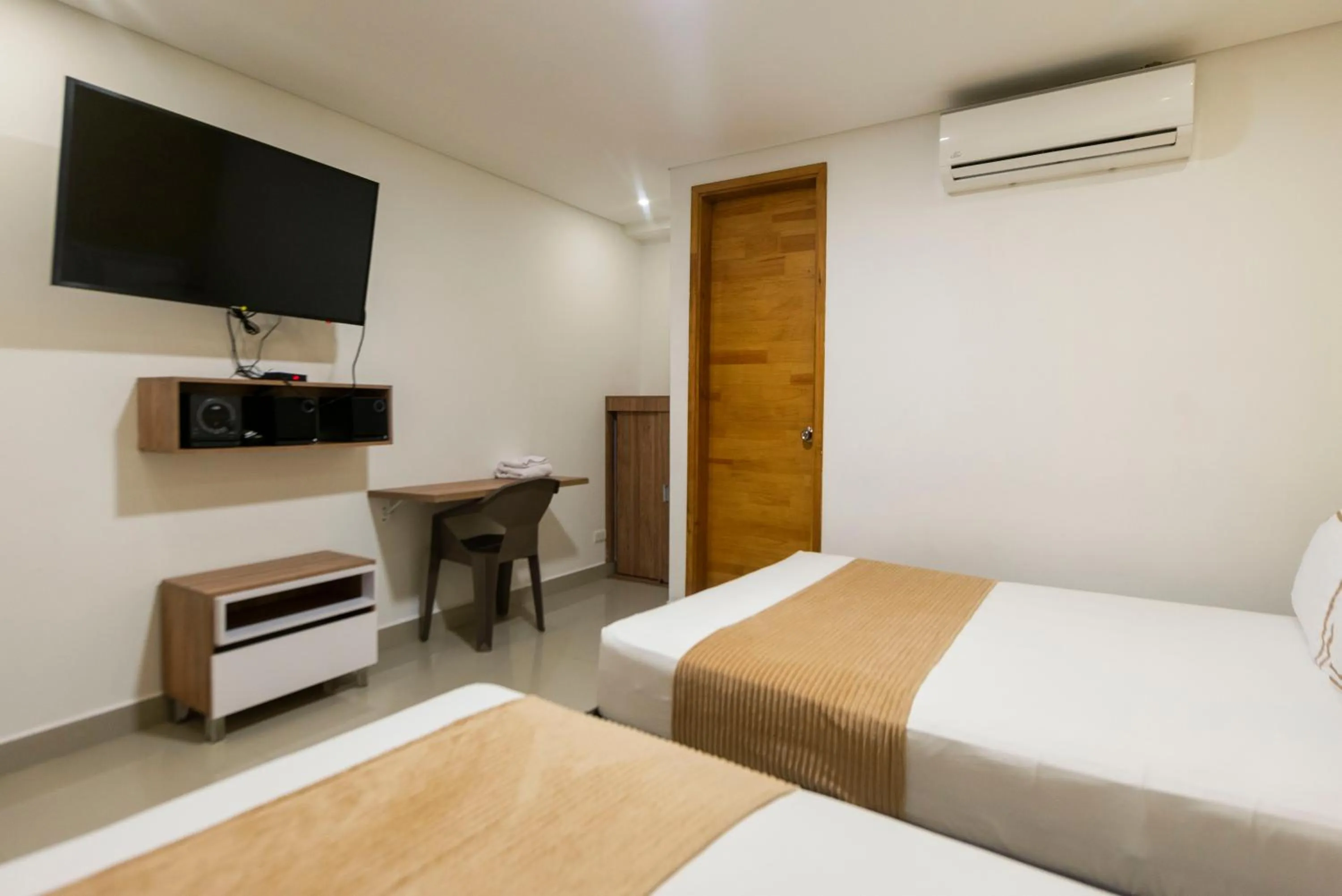 Bed in Infinity Hotel