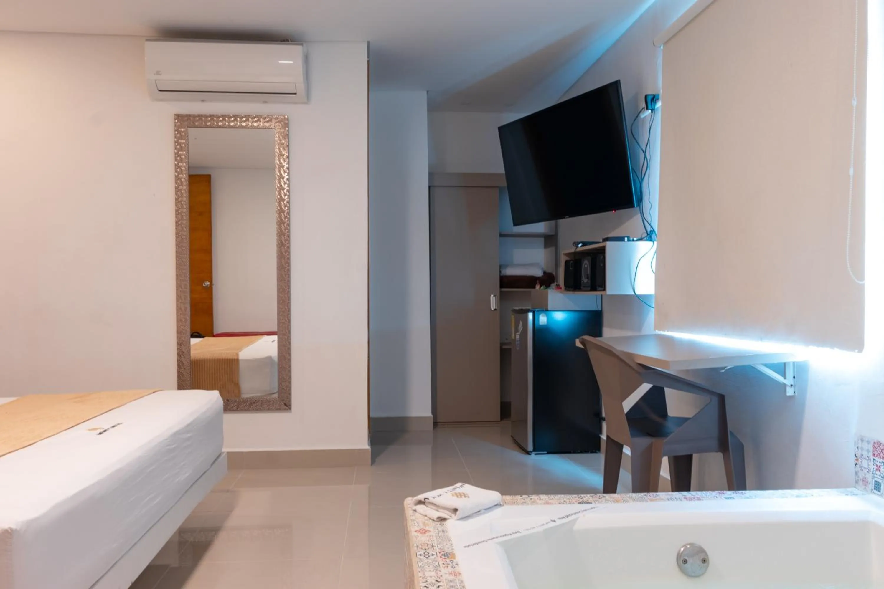 Bed in Infinity Hotel