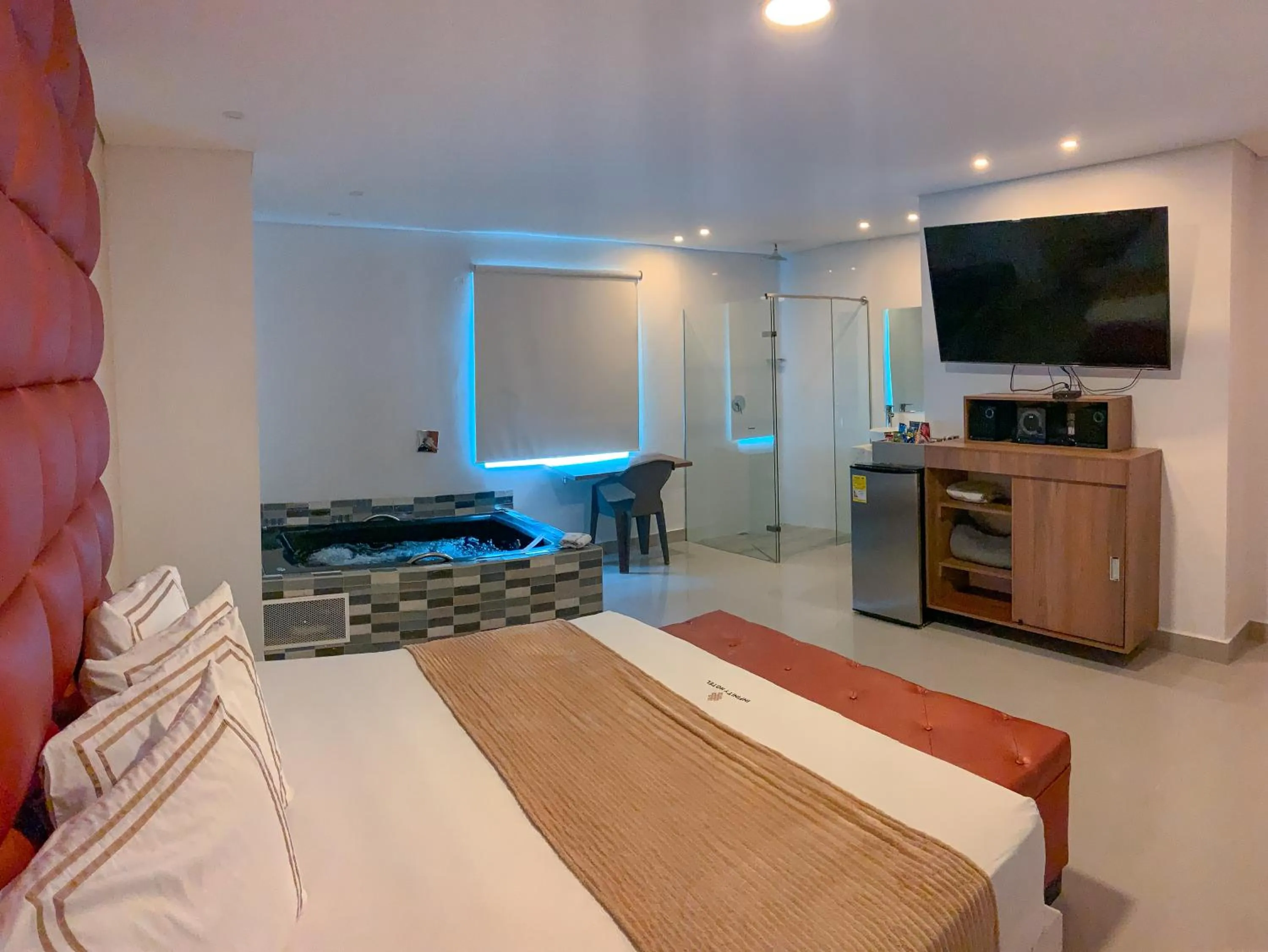 Bed in Infinity Hotel