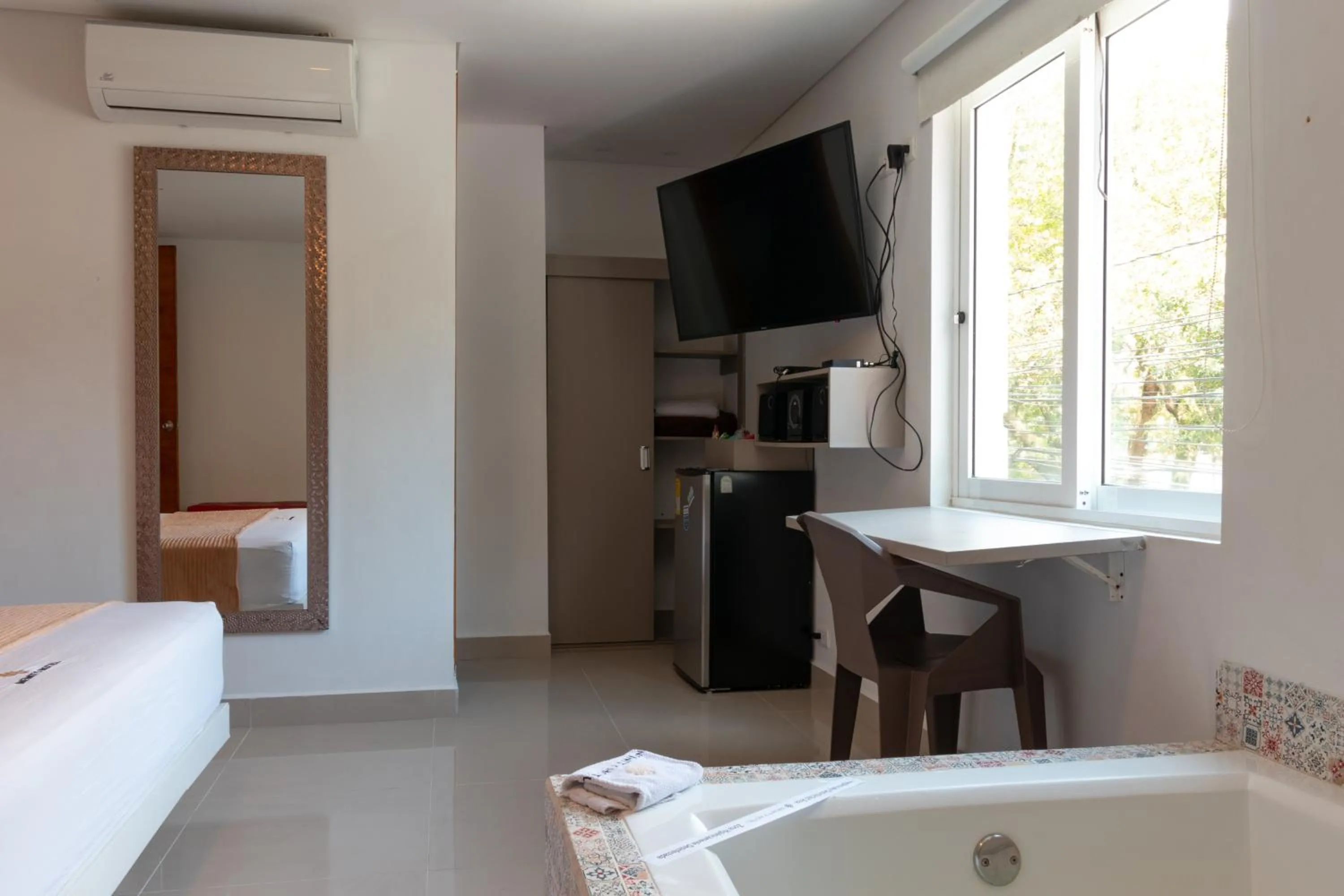 Bed in Infinity Hotel