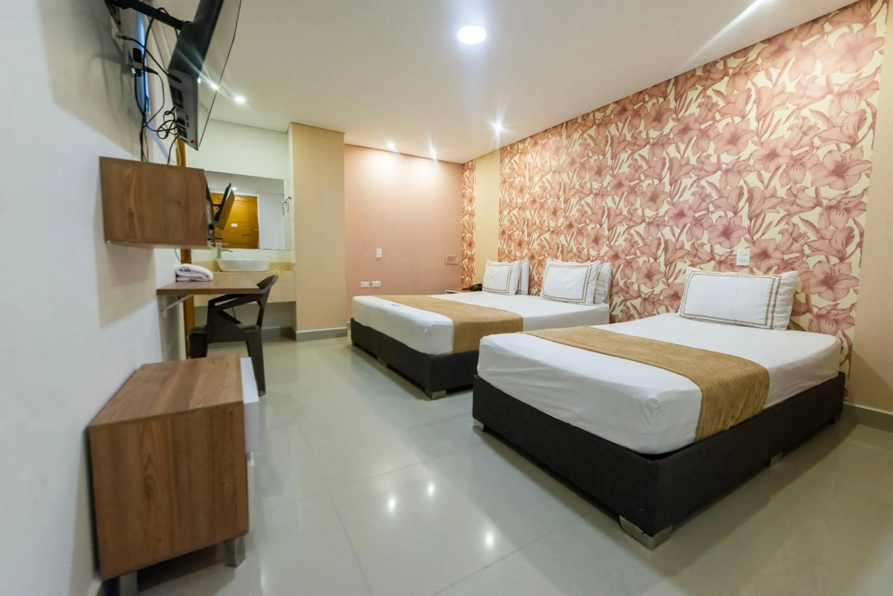 Bed in Infinity Hotel