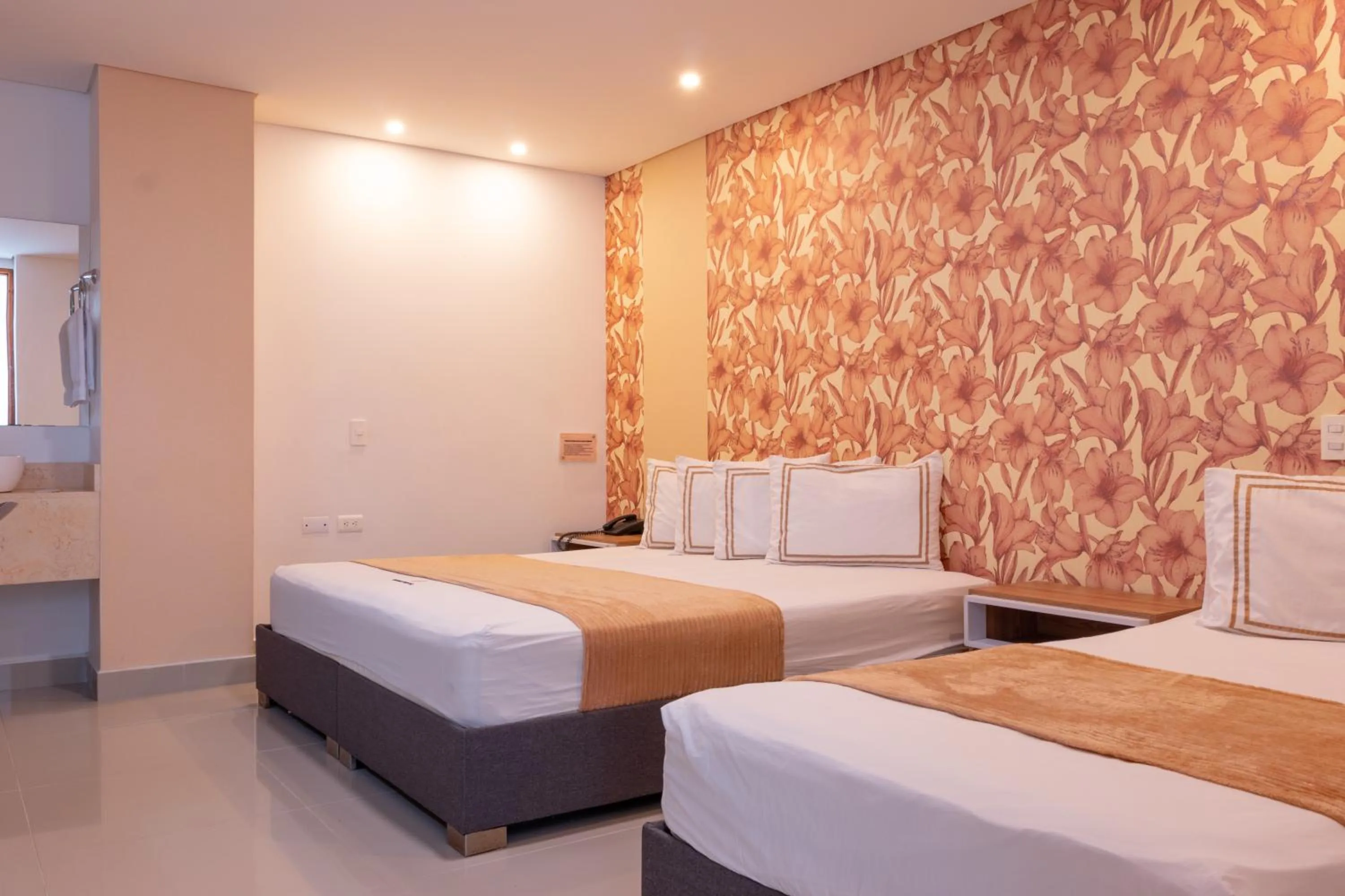 Bed in Infinity Hotel