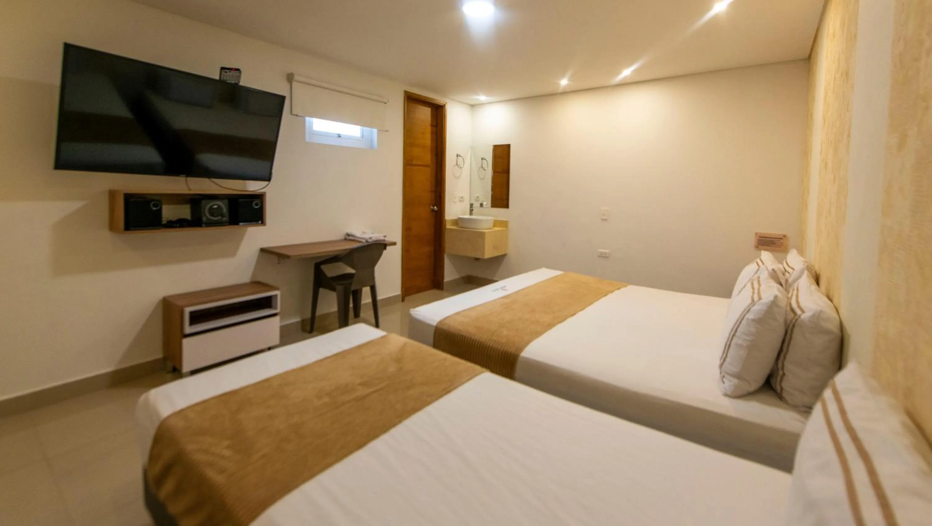 Bed in Infinity Hotel