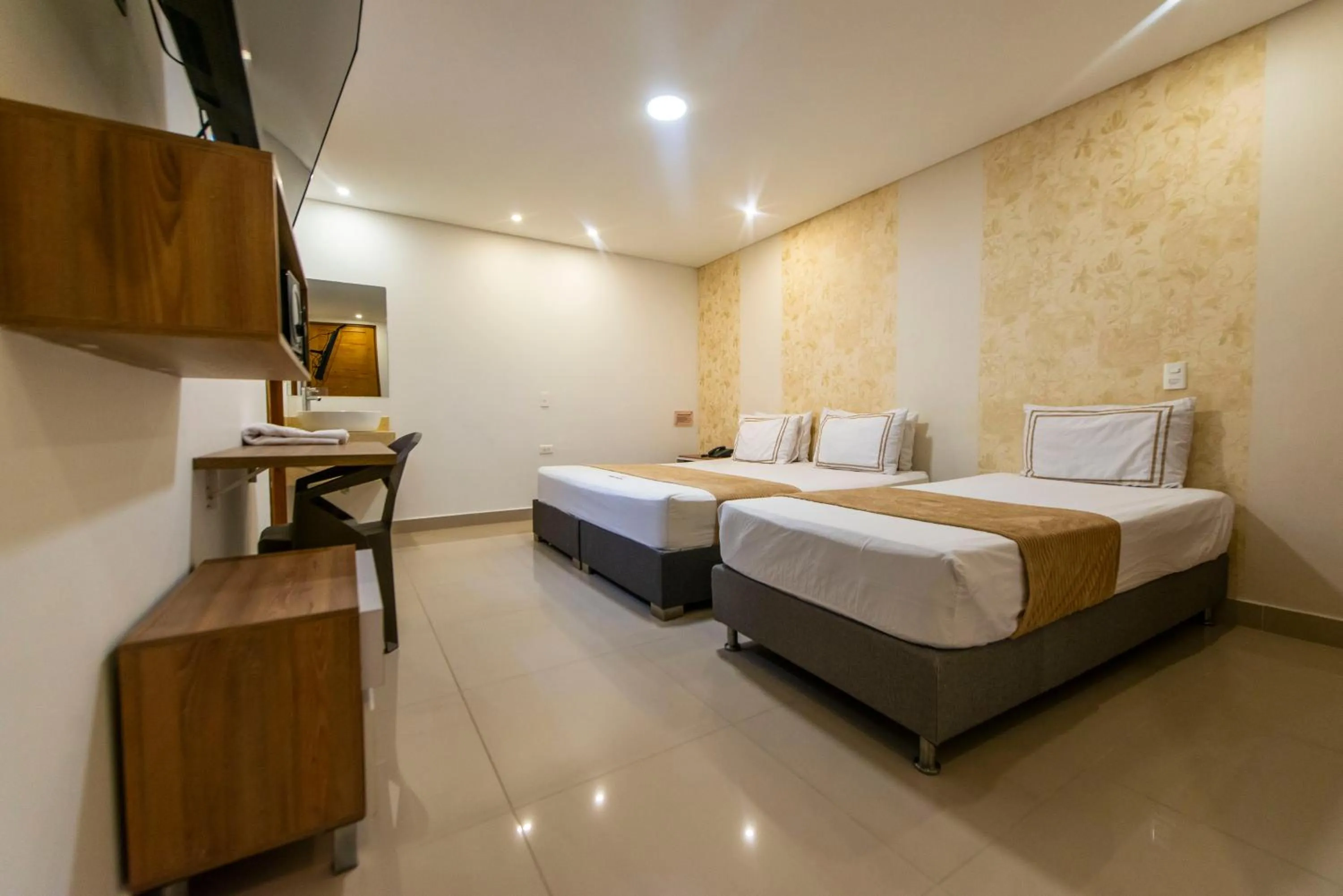 TV and multimedia, Bed in Infinity Hotel