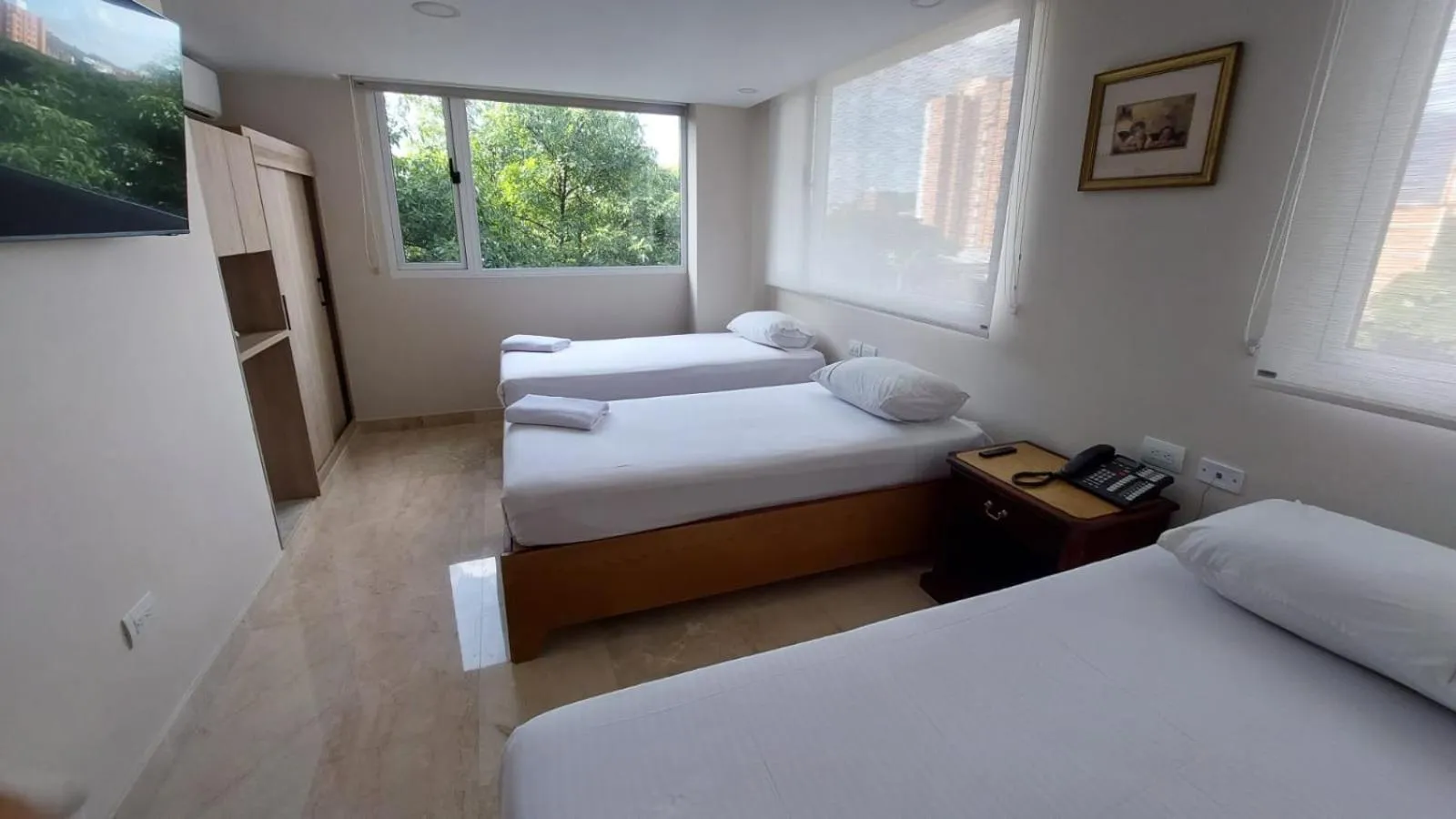 Bed in Hotel San Pedro del Fuerte