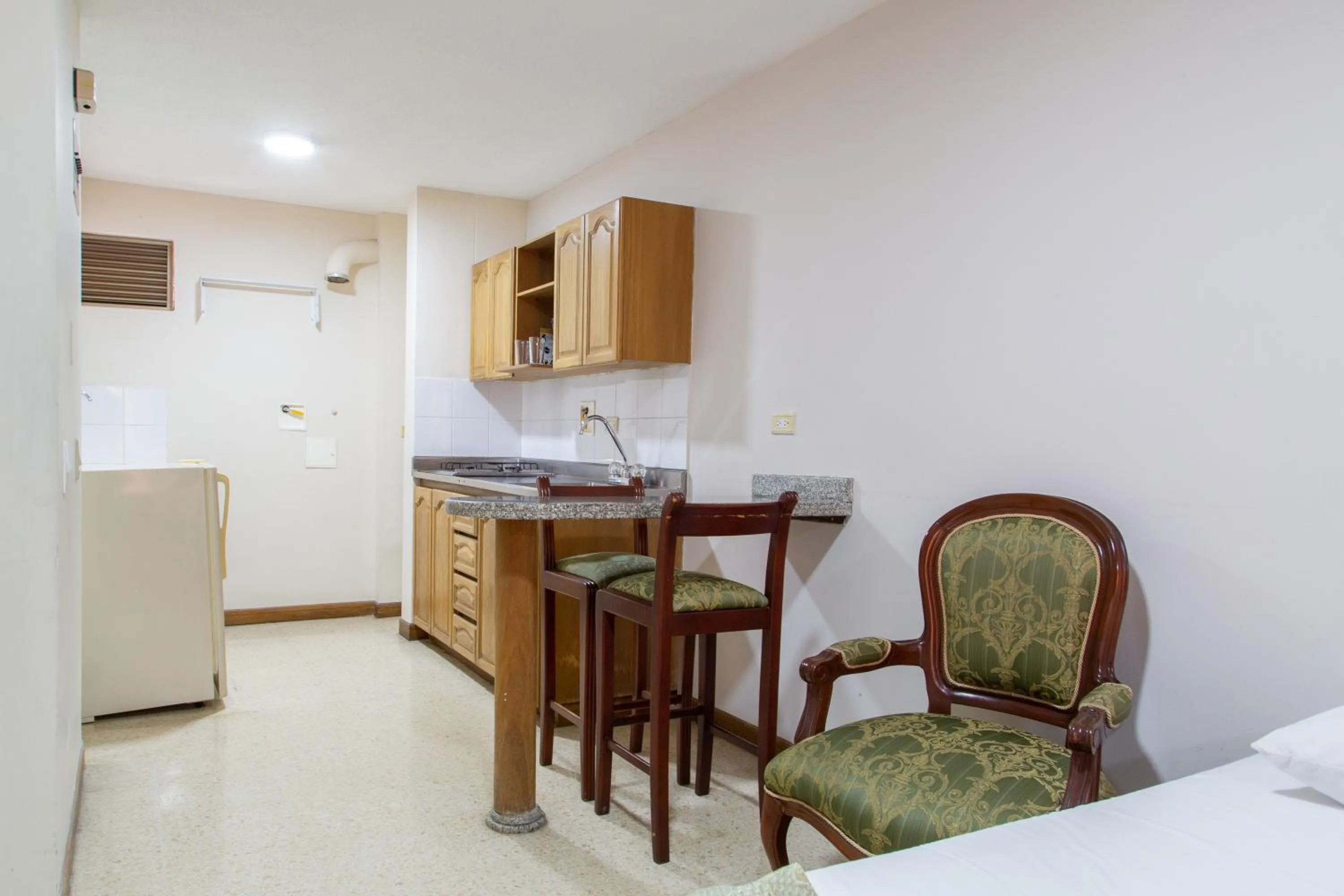 Kitchen or kitchenette in Hotel San Pedro del Fuerte