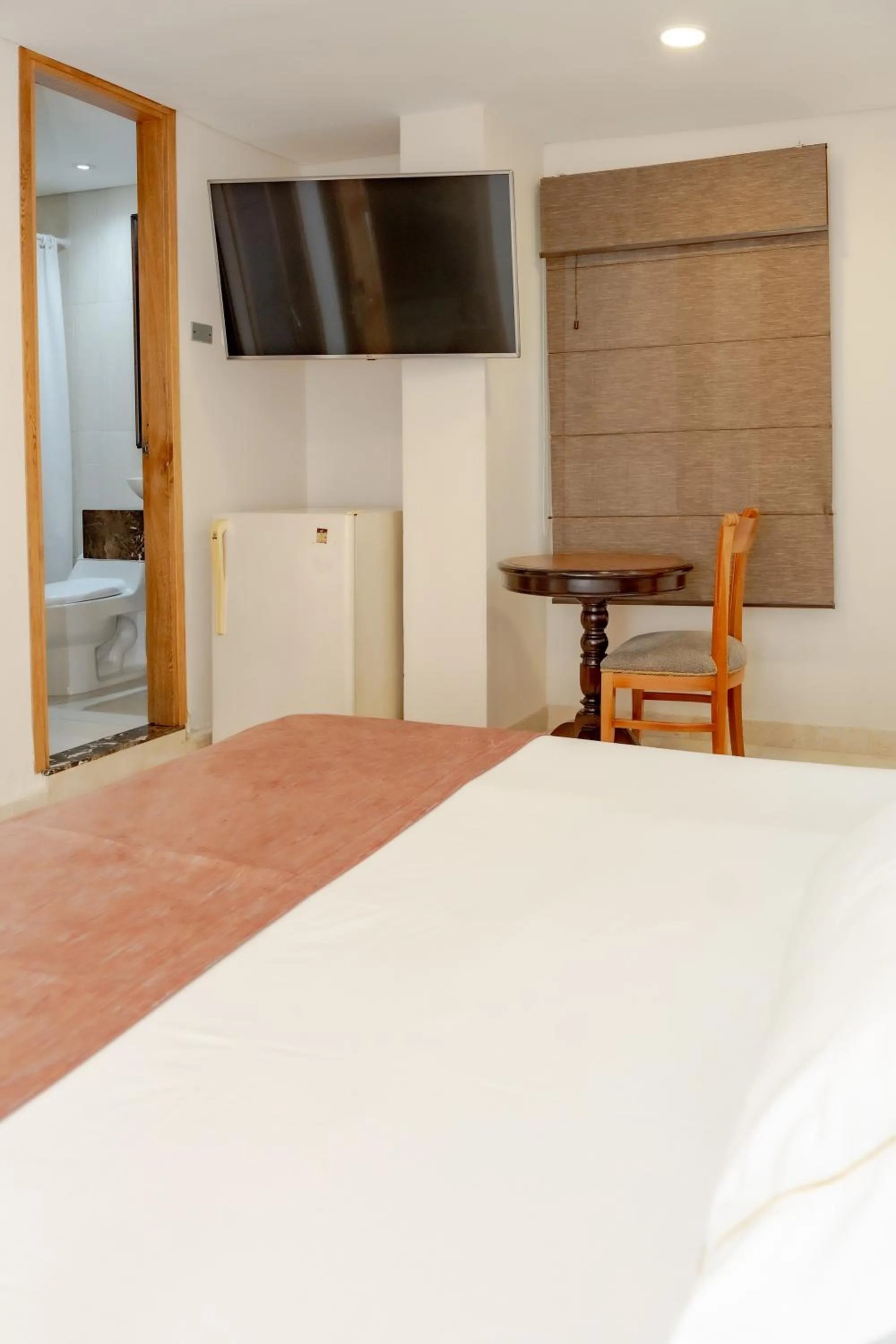 air conditioner, Bed in Hotel San Pedro del Fuerte