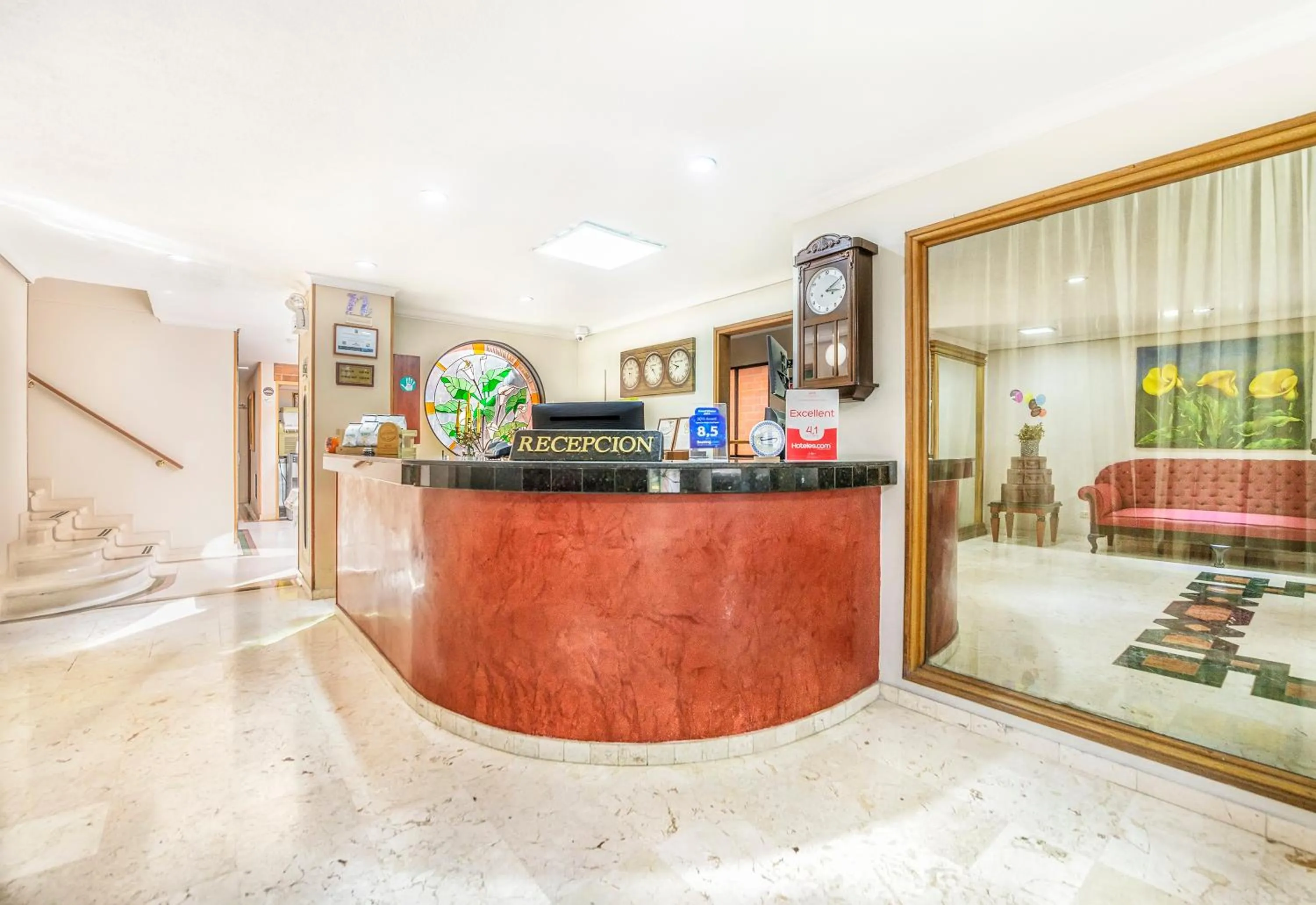 Lobby or reception in Hotel San Pedro del Fuerte