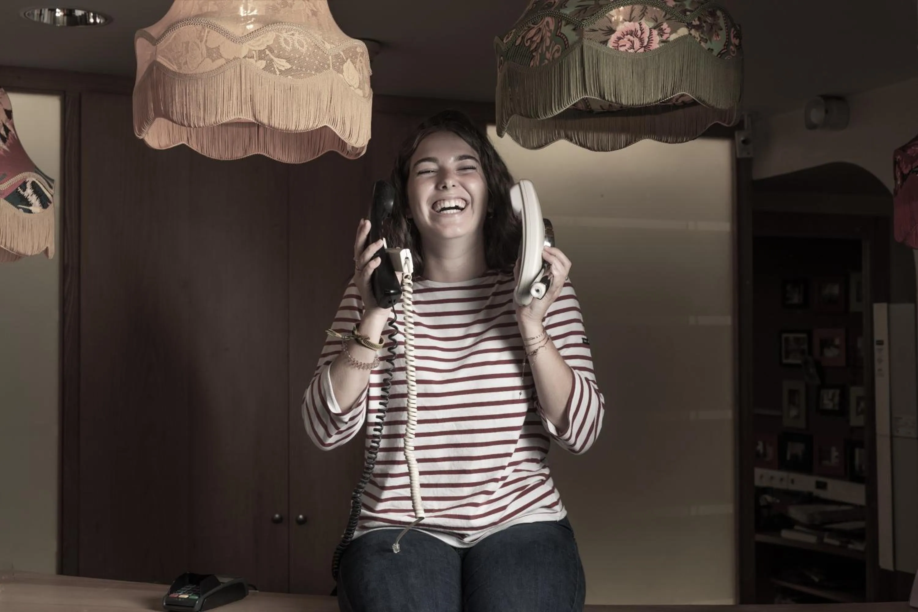 Lobby or reception in Logis Hôtel Le Glacier