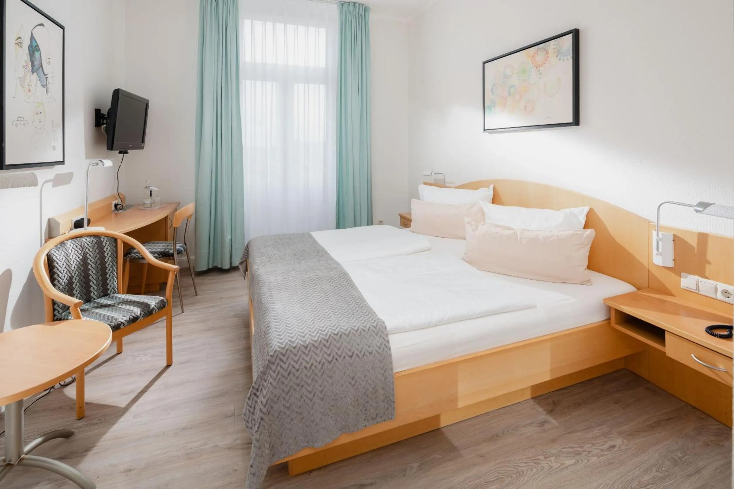 Bed in Hotel Künstlerhaus