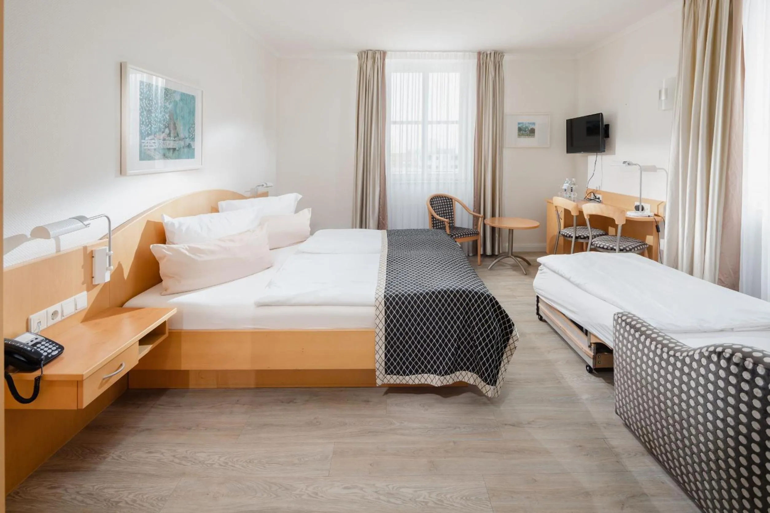 Bed in Hotel Künstlerhaus